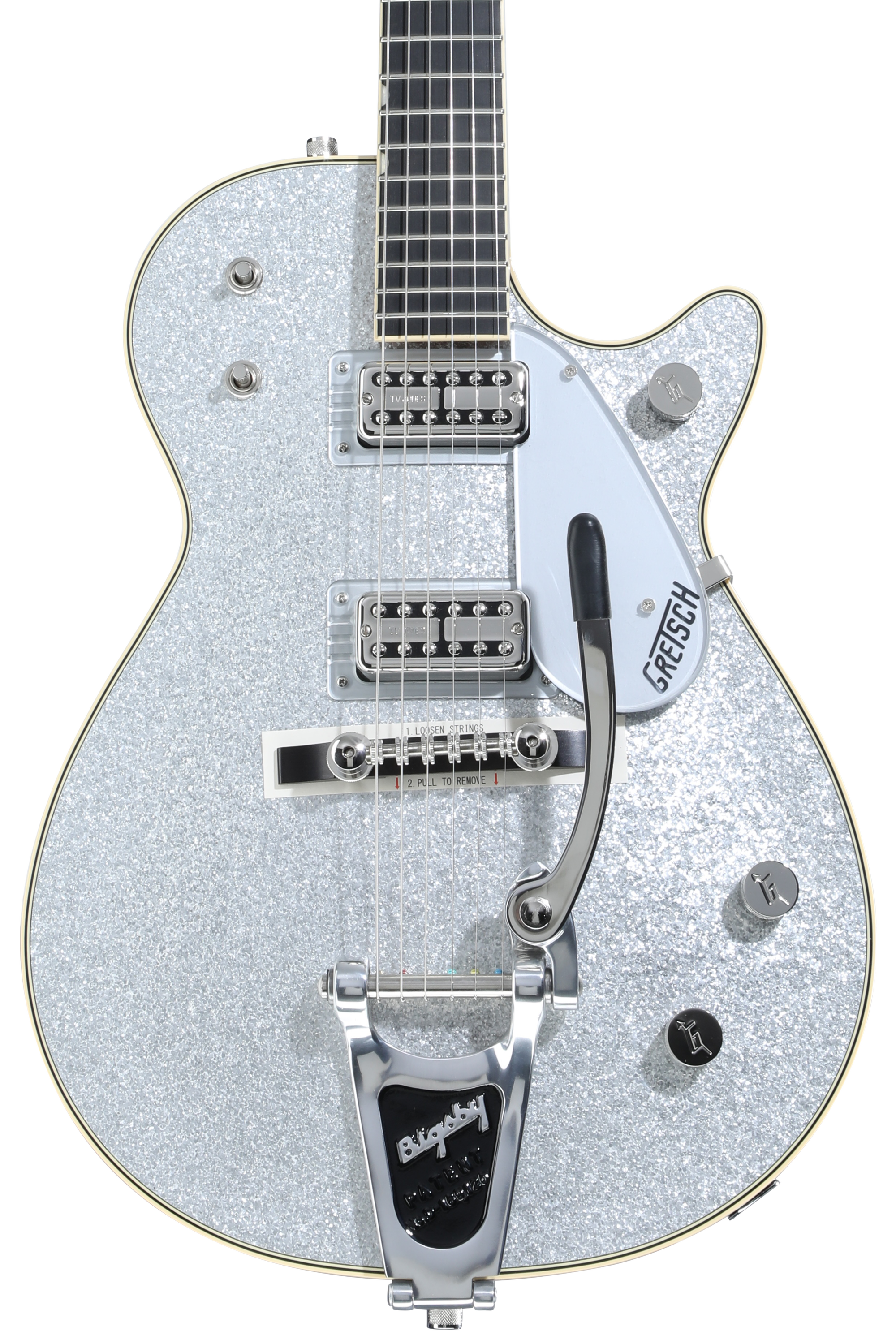 Gretsch G6129T-1957 Silver Jet シルバー Gretsch 1957 Silver Jet - Silver Sparkle | Sweetwater
