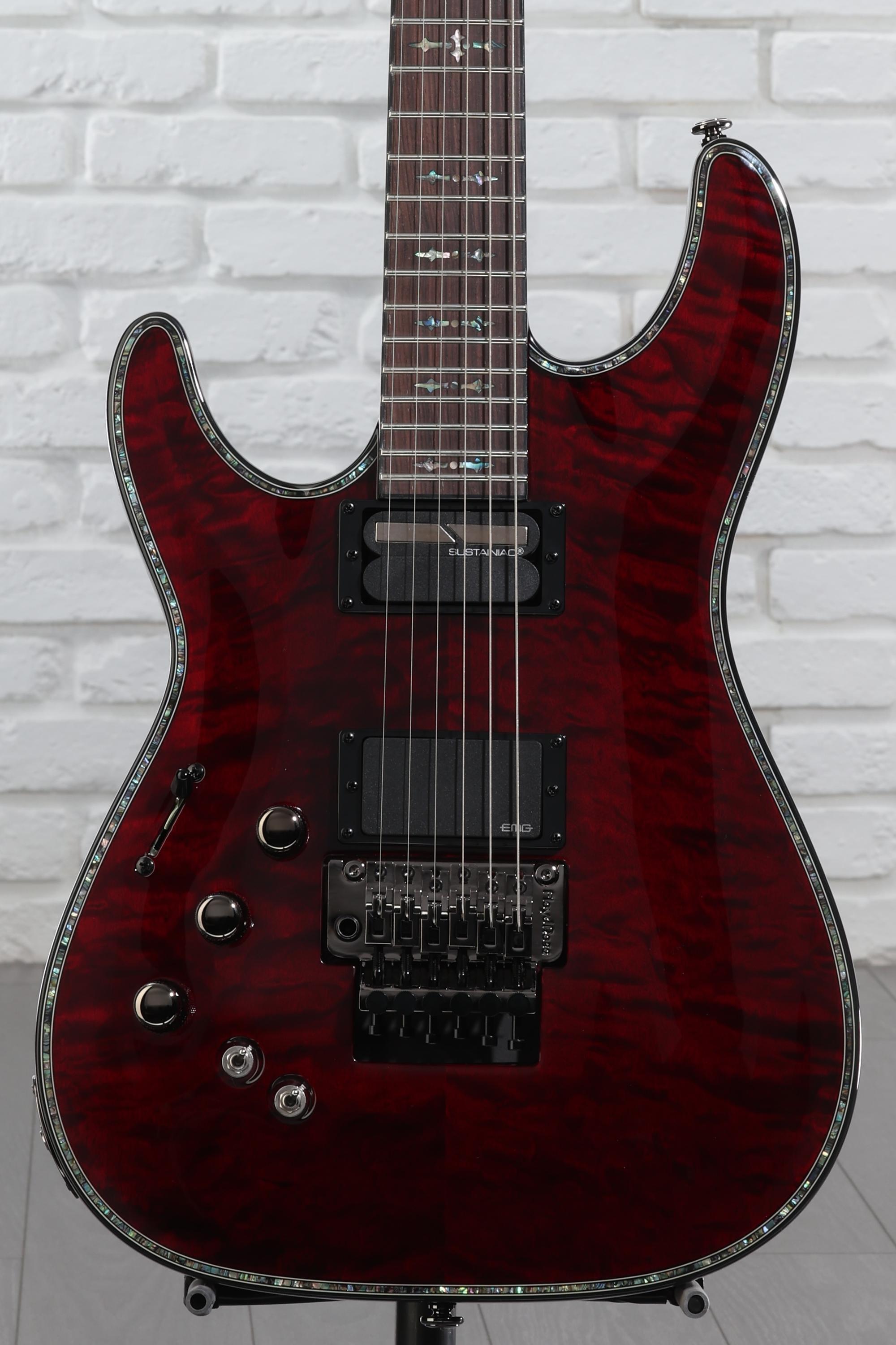Schecter Hellraiser C-1 FR-S Left-handed - Black Cherry | Sweetwater