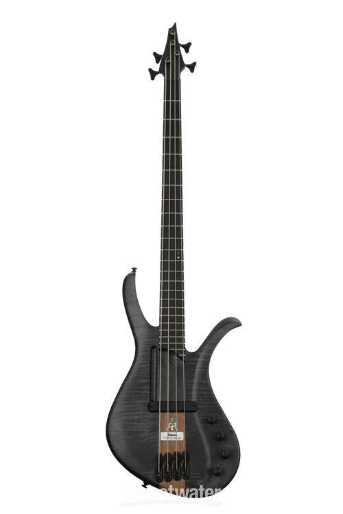 Ibanez AFR4FMP Bass Guitar - Transparent Gray Flat | Sweetwater