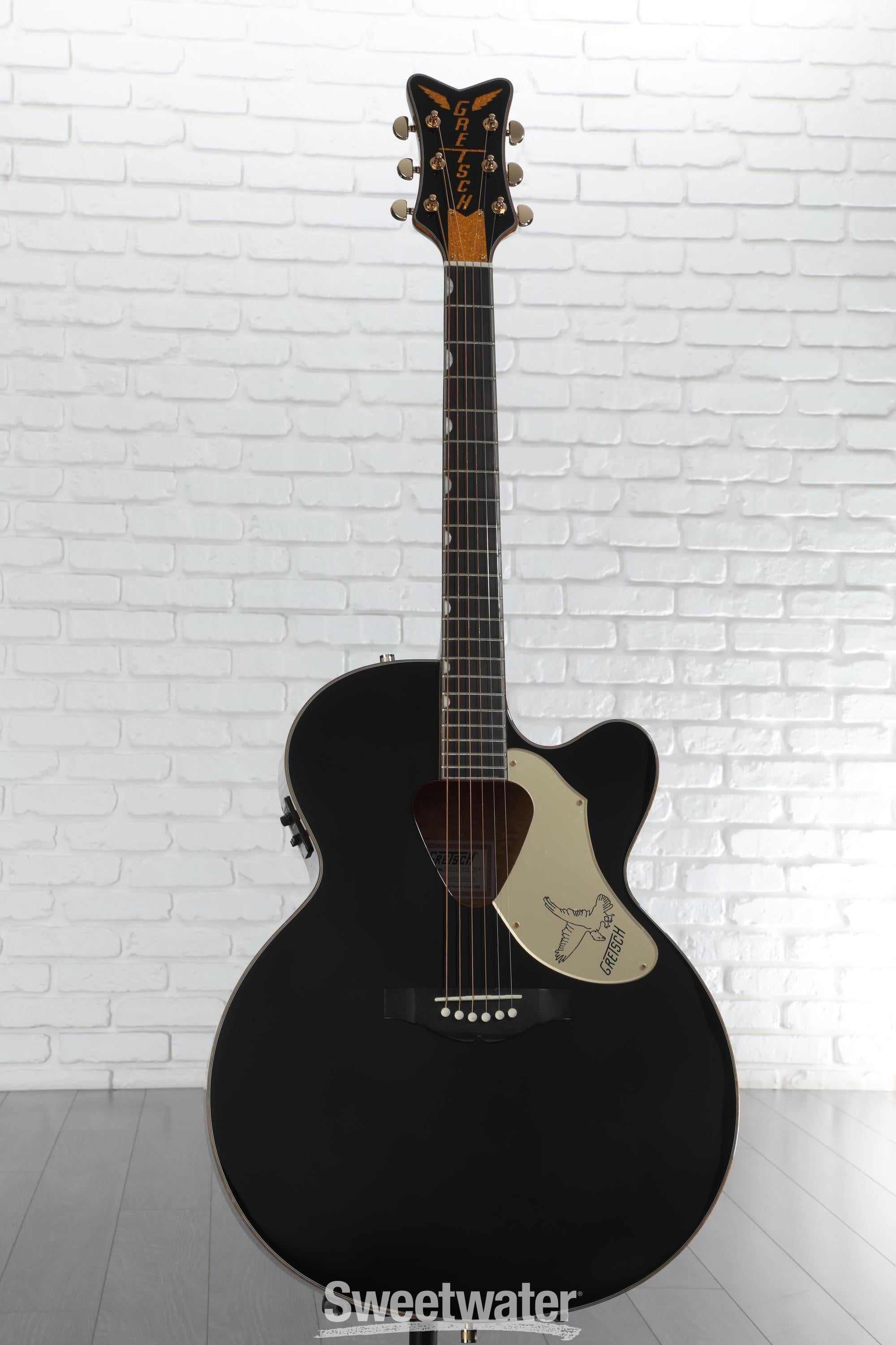 ギター Gretsch Black Falcon Gretsch G5022CBFE Rancher Falcon Jumbo Cutaway Acoustic