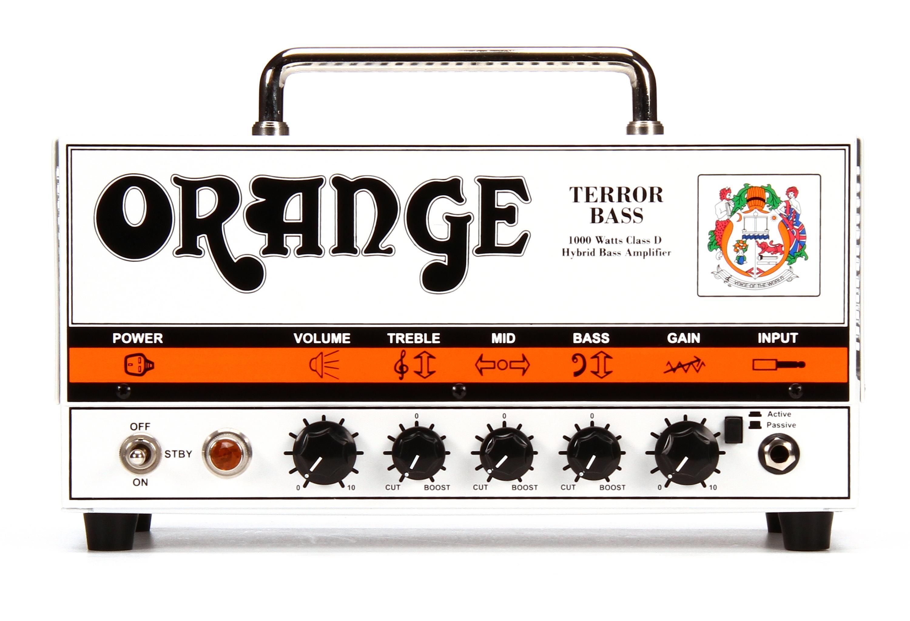 Orange Terror Bass 1000 - 1000-Watt Bass Head Orange | Sweetwater