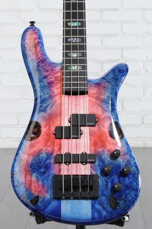Spector NS-2 Electric Bass Guitar - Pink to Blue Burst