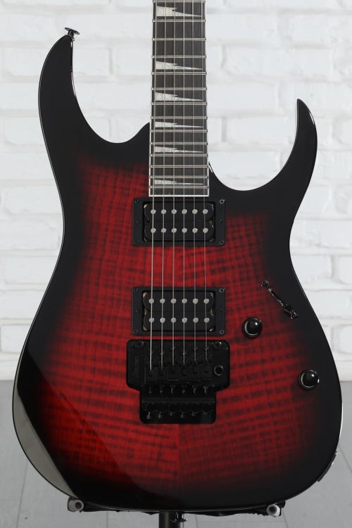 Ibanez Gio RG320FAT Electric Guitar - Transparent Red Burst
