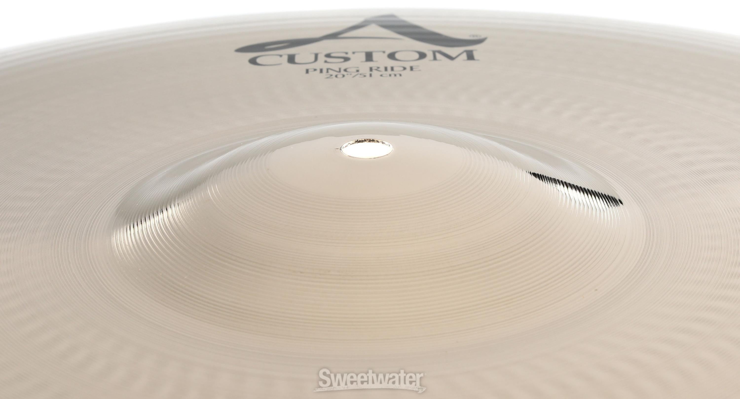 Zildjian 20 inch A Custom Ping Ride Cymbal | Sweetwater