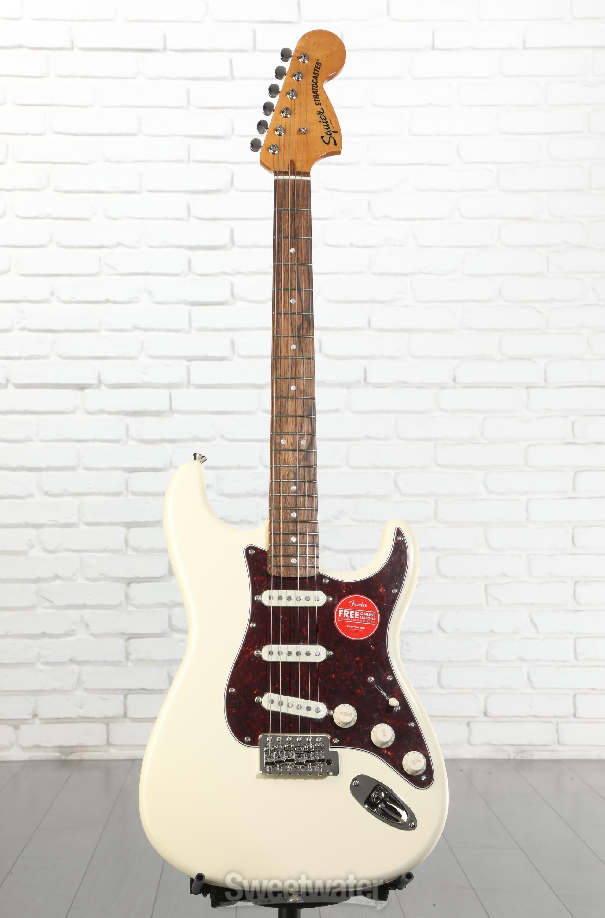 Squier Classic Vibe '70s Stratocaster - Olympic White | Sweetwater