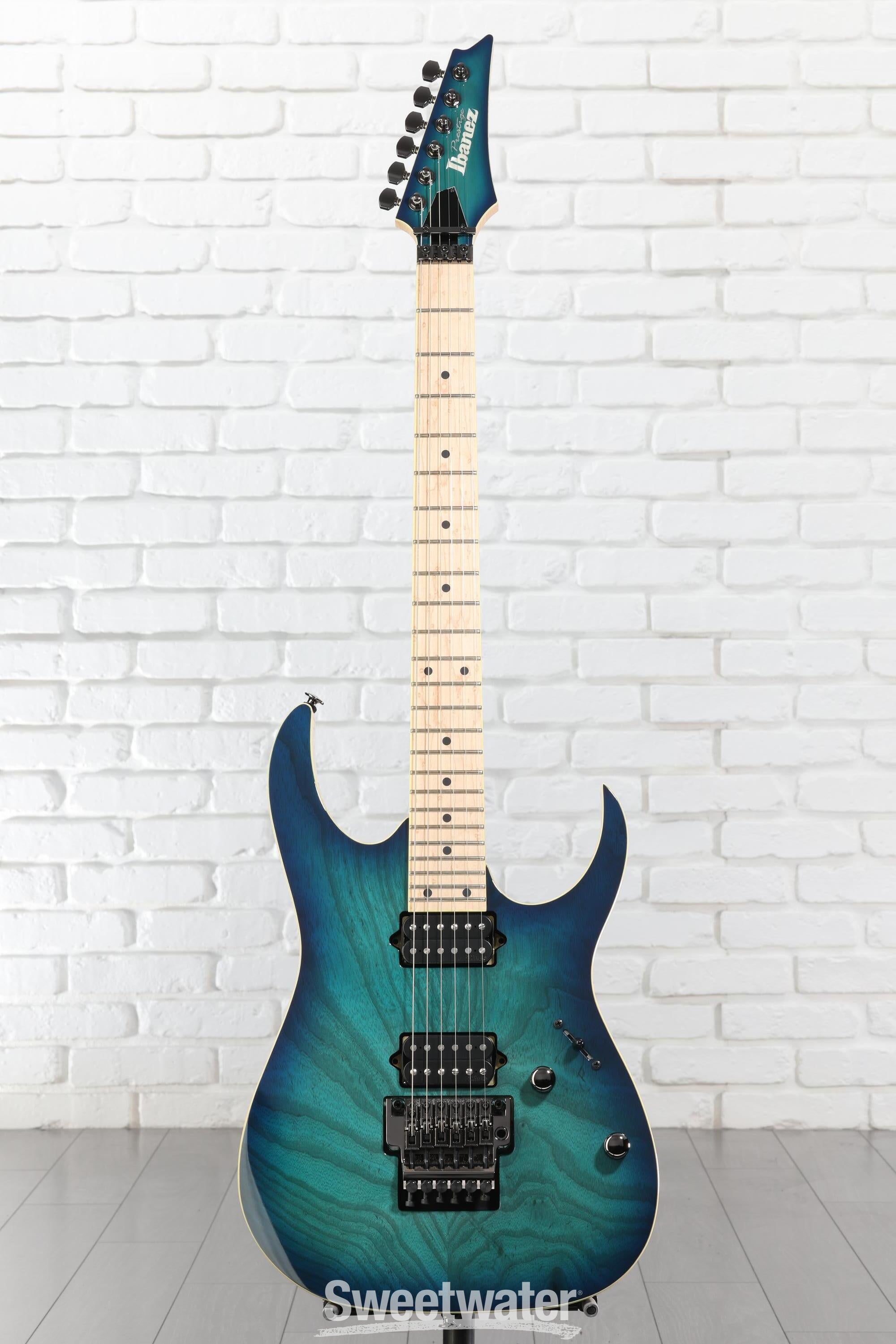 Ibanez Prestige RG652AHM - Nebula Green Burst Reviews | Sweetwater