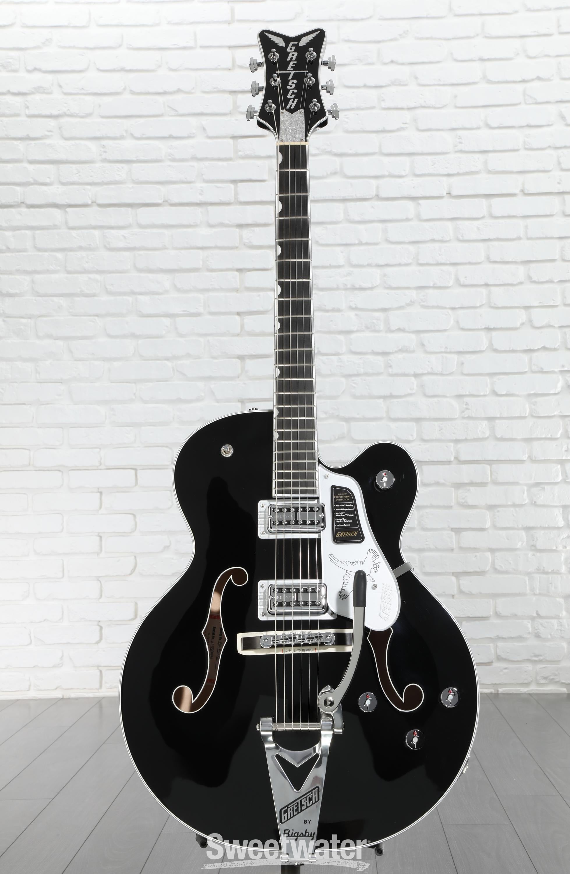 ギター Gretsch Black Falcon Gretsch G6136TBK Black Falcon Crunch - YouTube