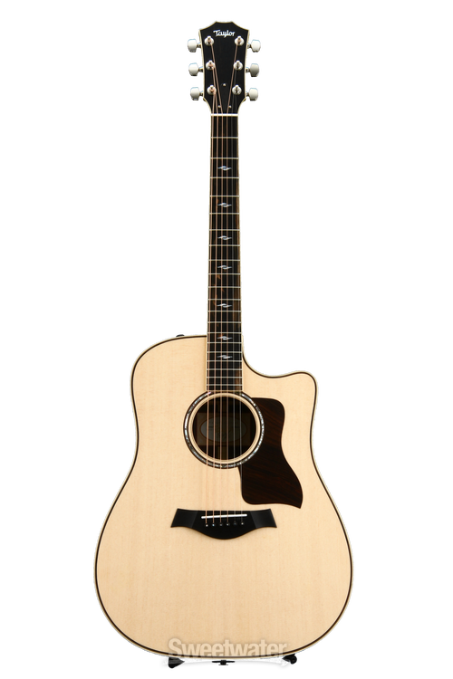 Taylor 810ce Dreadnaught Cutaway - Natural Sitka Spruce Top