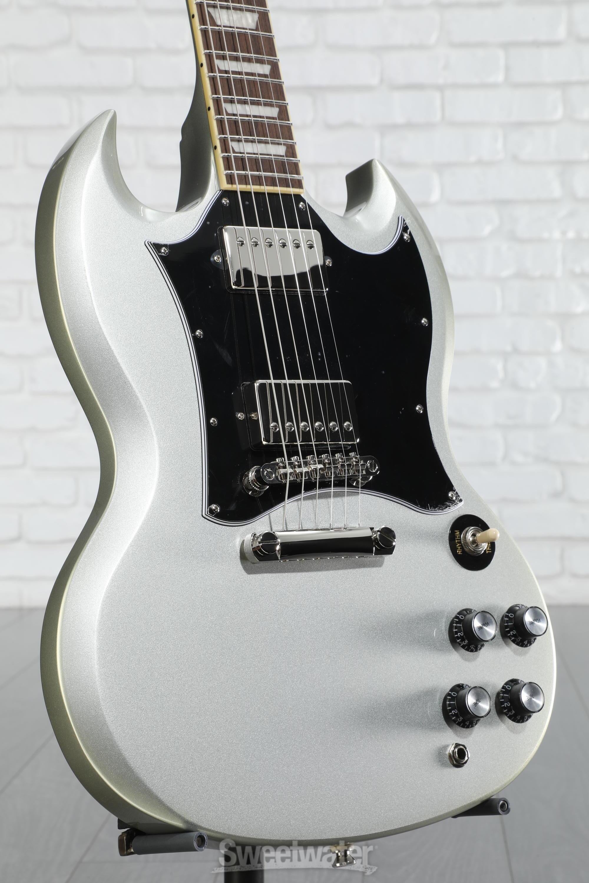 Epiphone SG Standard Electric Guitar - Silver Mist | Sweetwater
