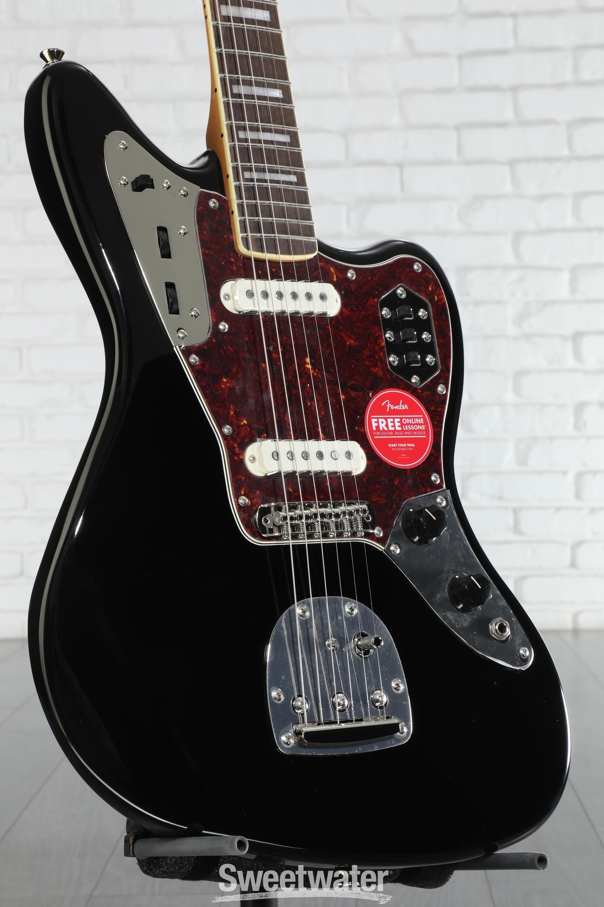 Squier Classic Vibe '70s Jaguar - Black | Sweetwater
