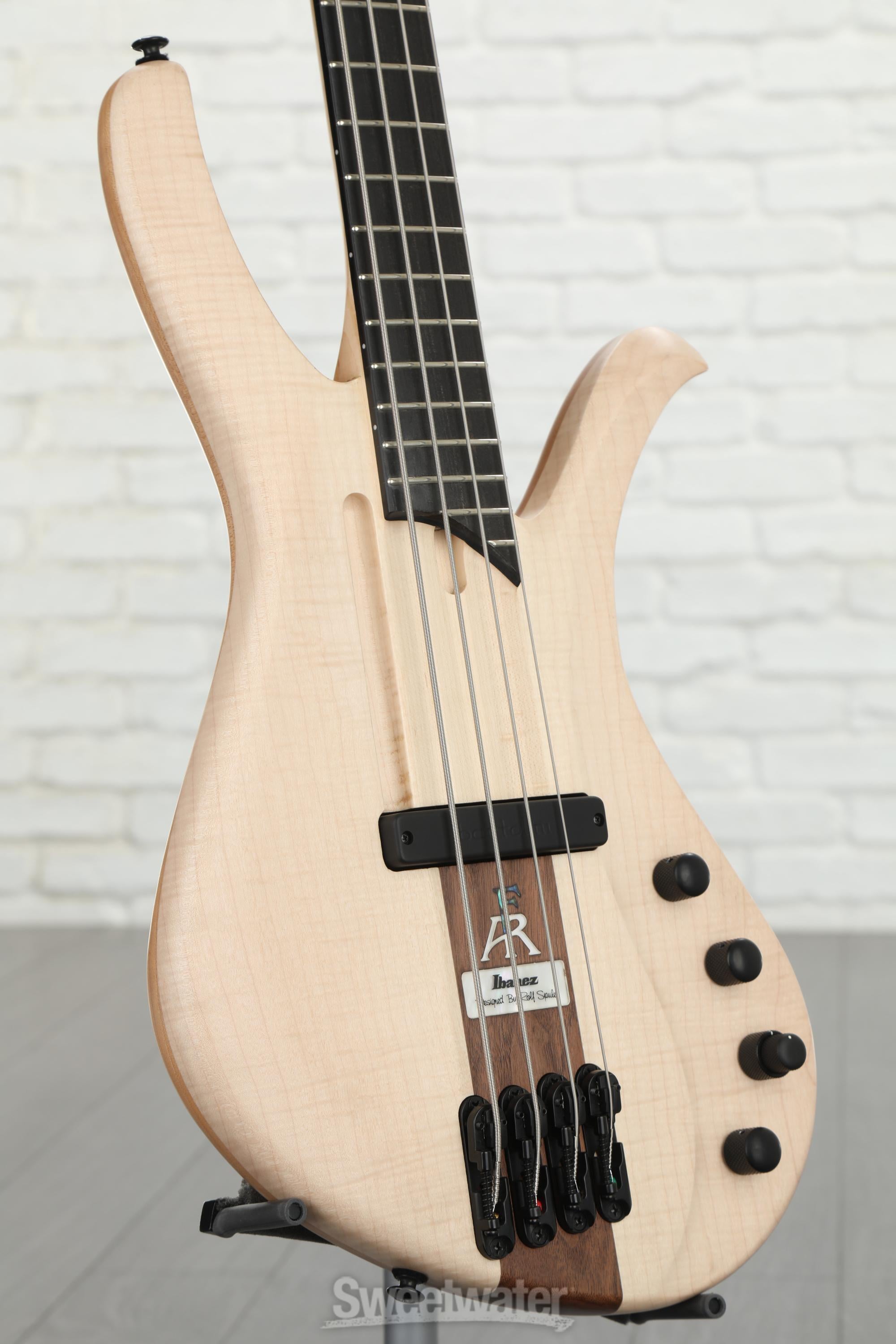 Ibanez AFR4FMP Bass Guitar - Natural Flat | Sweetwater