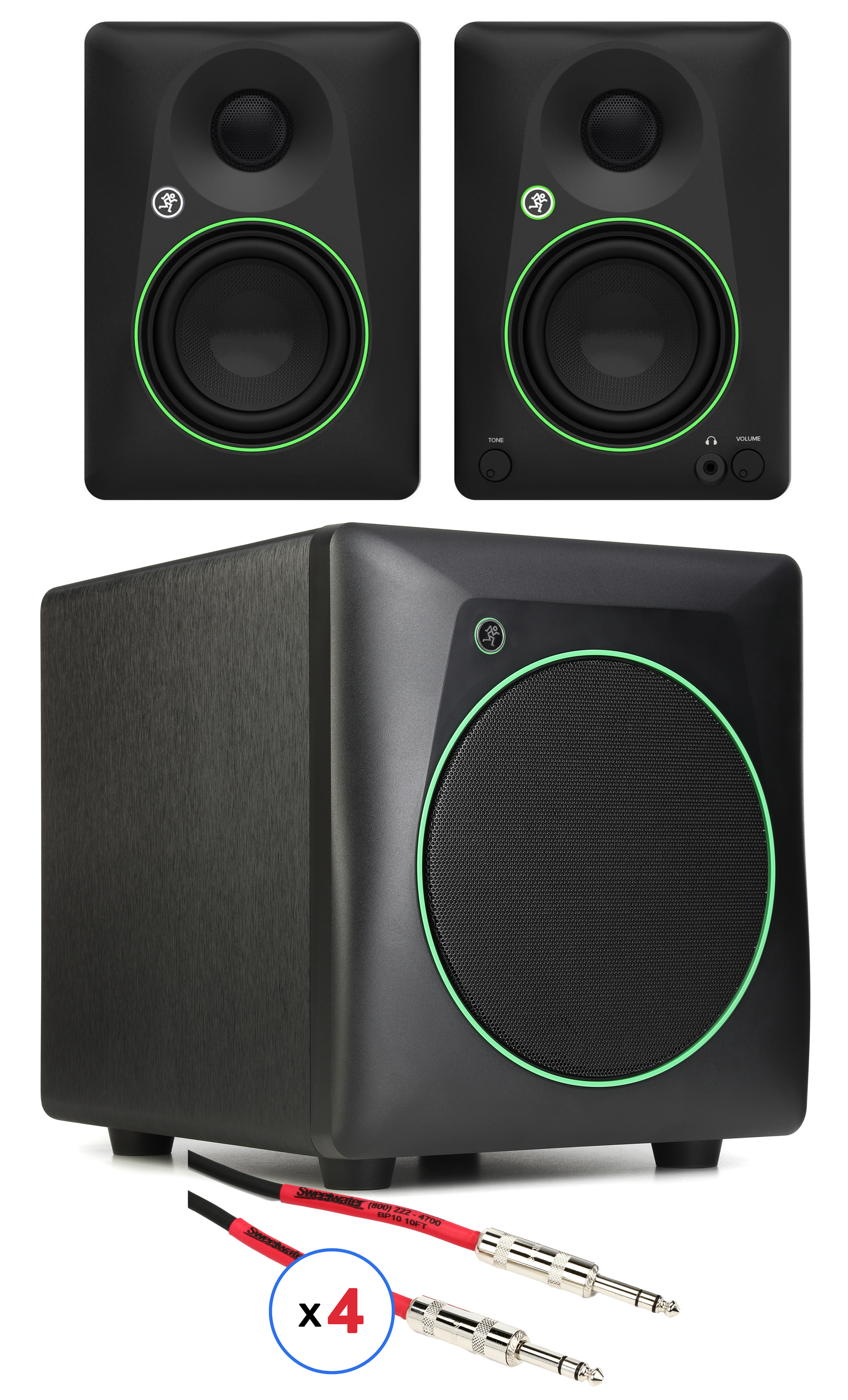 Mackie Cr4 Monitors Mackie Powered Bluetooth Studio Monitors With - Main Image