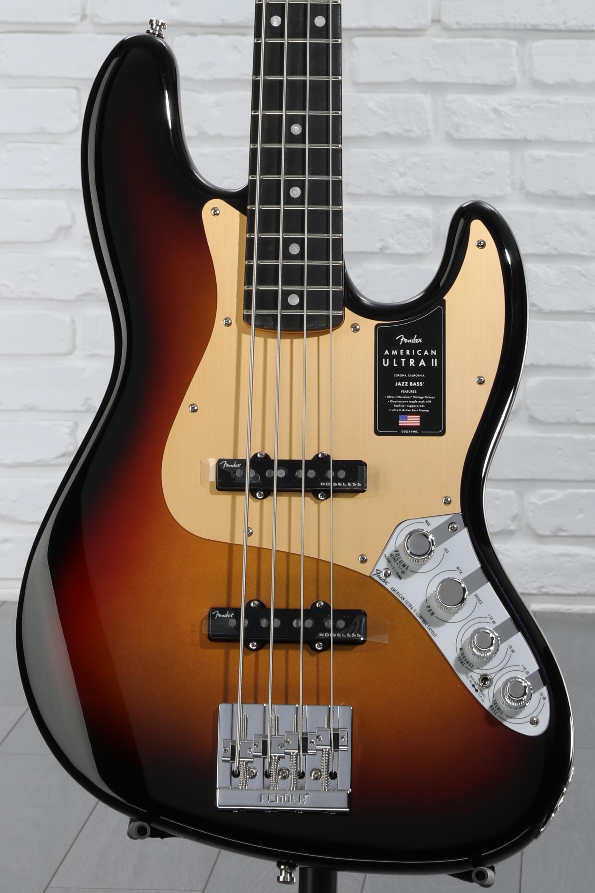 Fender American Ultra Ⅱ Jazz Bass Fender American Ultra II Jazz Bass Ebony Fretboard Texas Tea