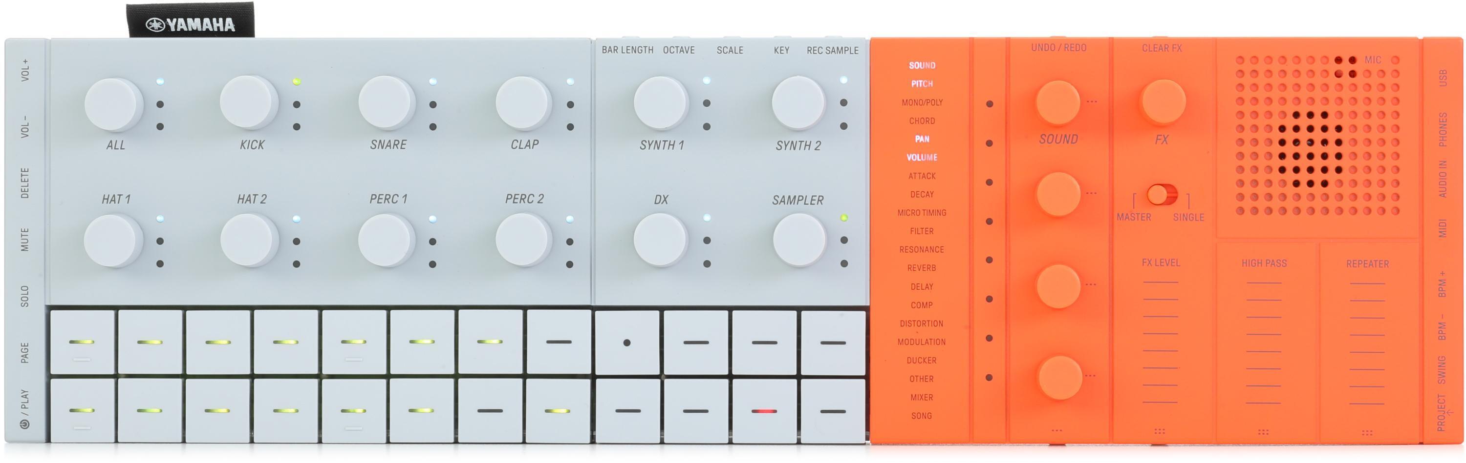 Yamaha Seqtrak Mobile Music Ideastation with Keyboard - Orange 