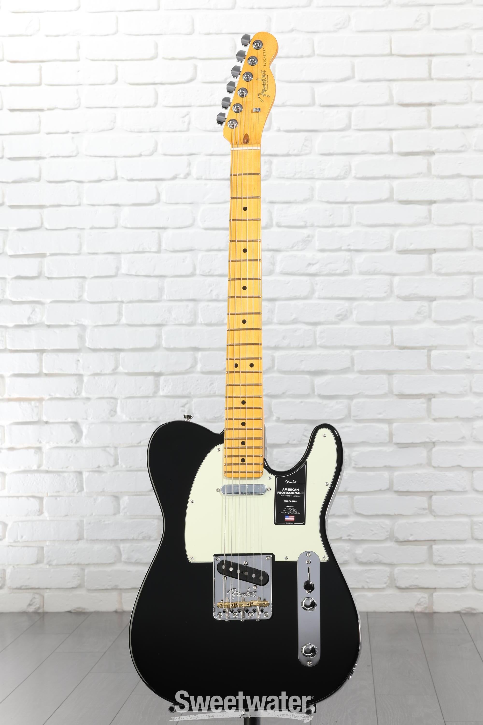 Fender American Professional II Telecaster - Black with Maple