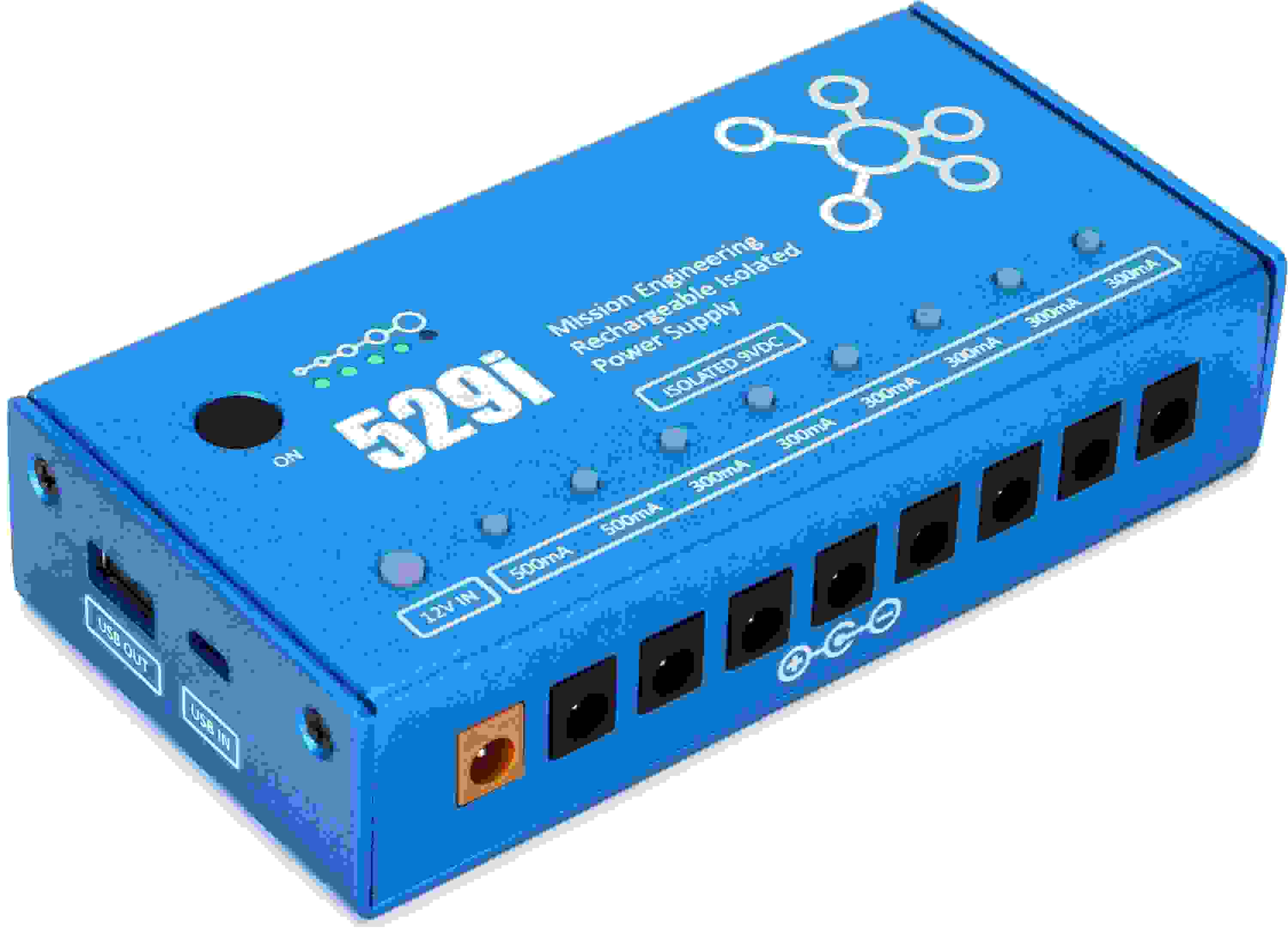 Mission Engineering 529i USB Pedalboard Power Supply With Integrated Battery