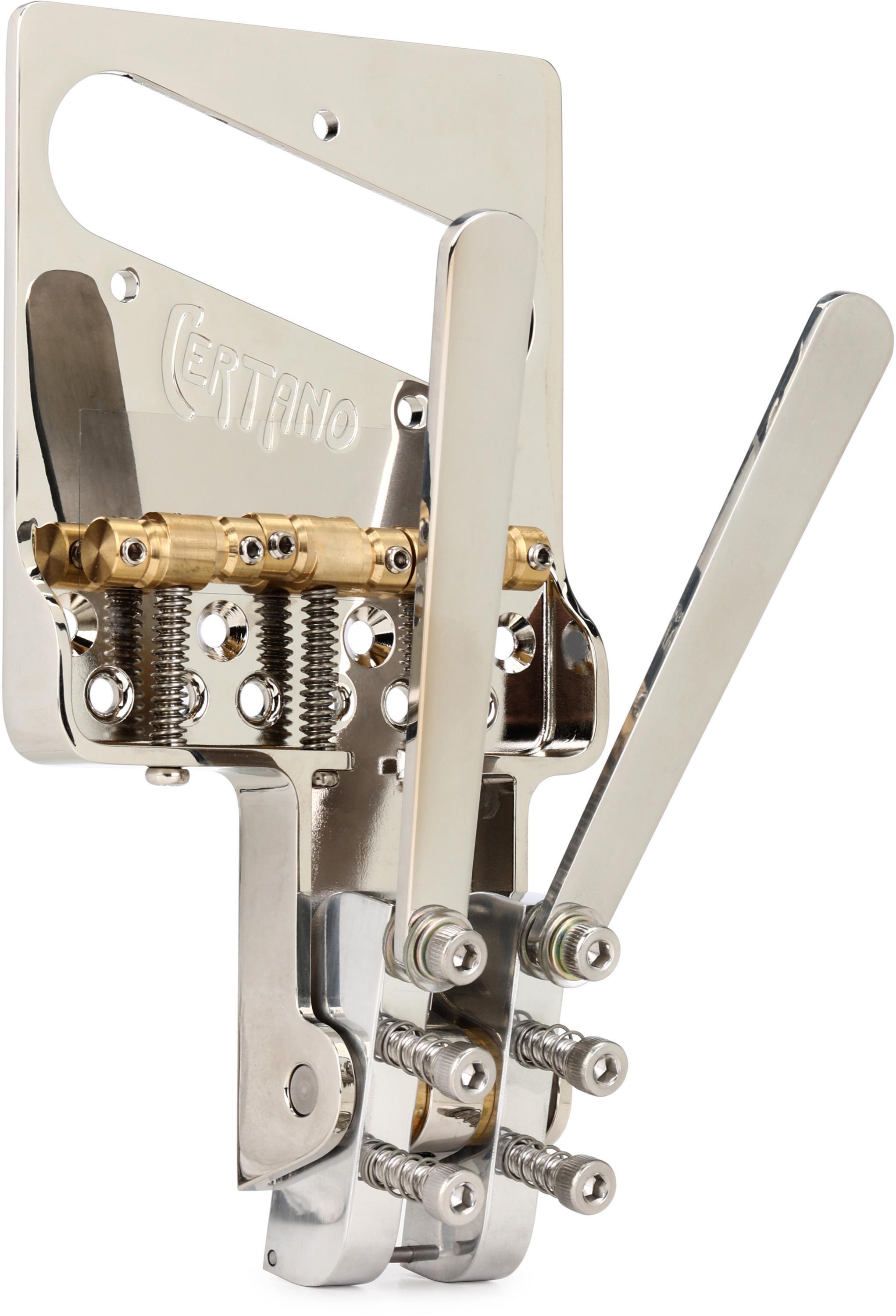 Photo of Allparts Certano T-Bender Bridge for Telecaster - Nickel