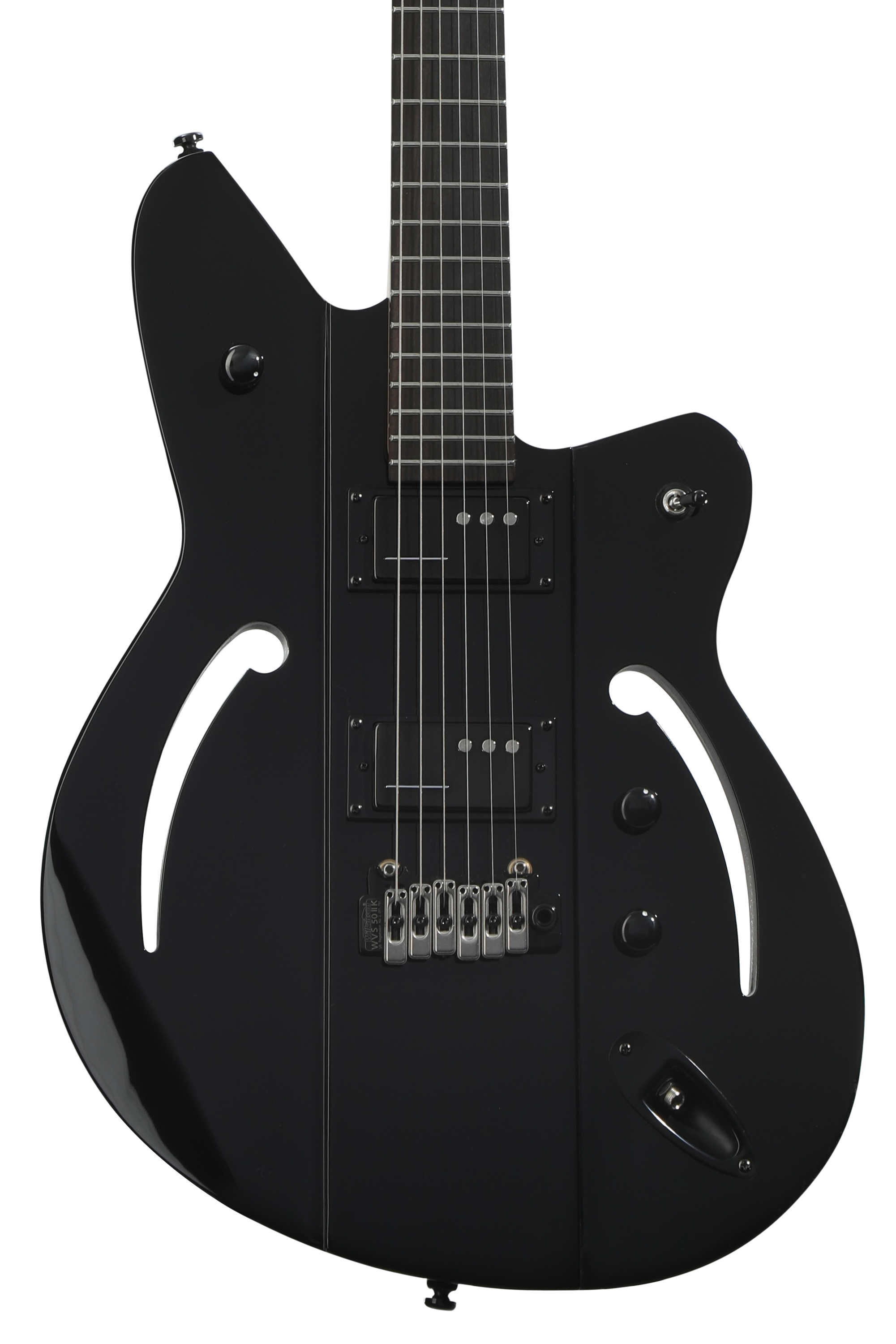 Reverend Airsonic W Electric Guitar - Midnight Black