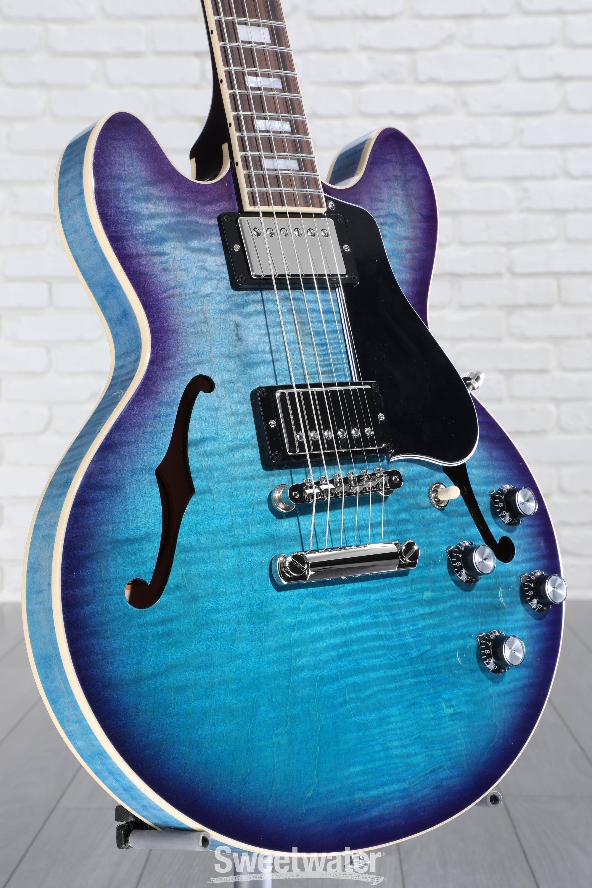 Gibson ES-339 Figured Semi-hollowbody Electric Guitar - Blueberry  