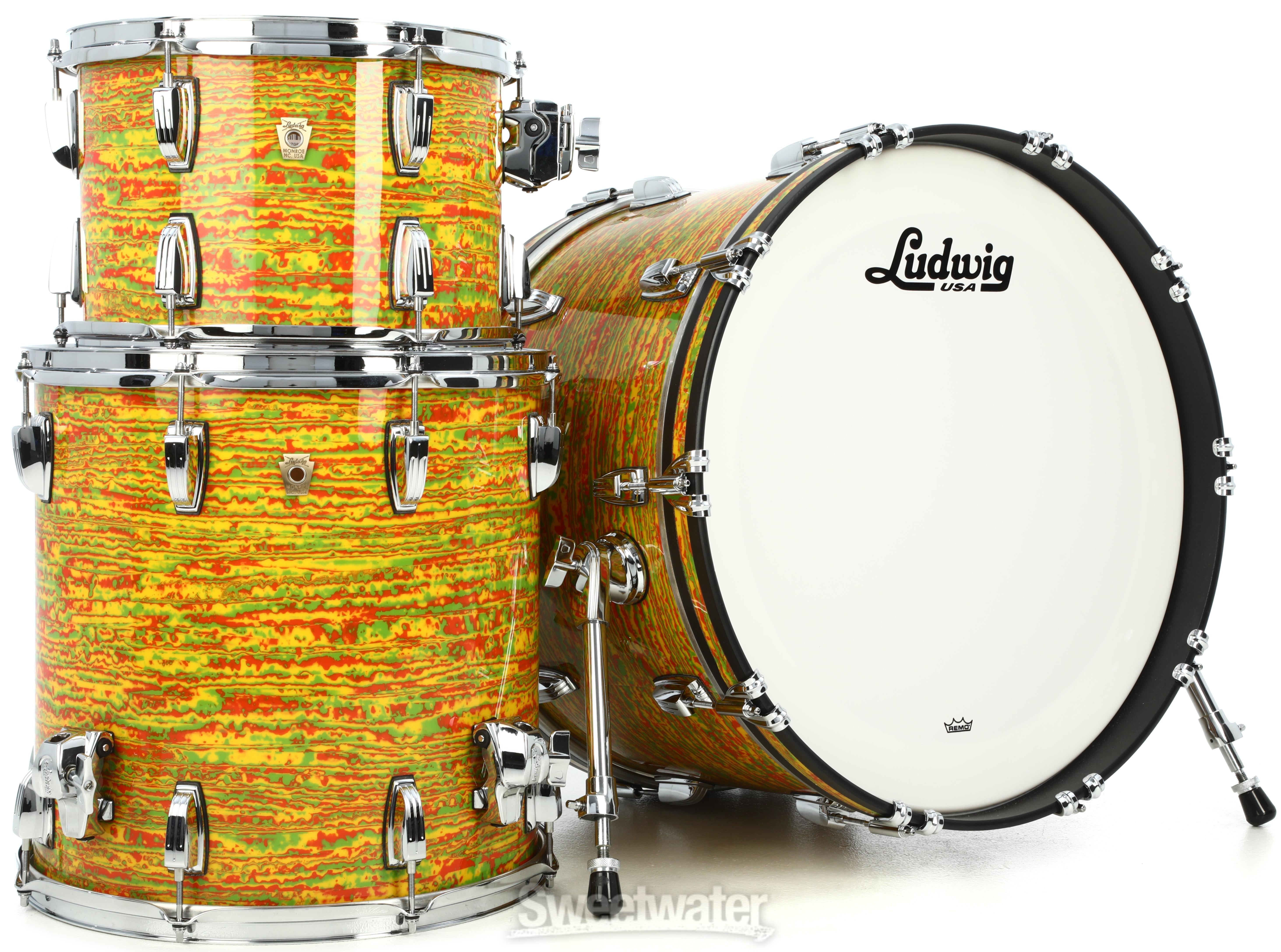 Ludwig Classic Maple Fab 22 3-piece Shell Pack - Citrus Mod