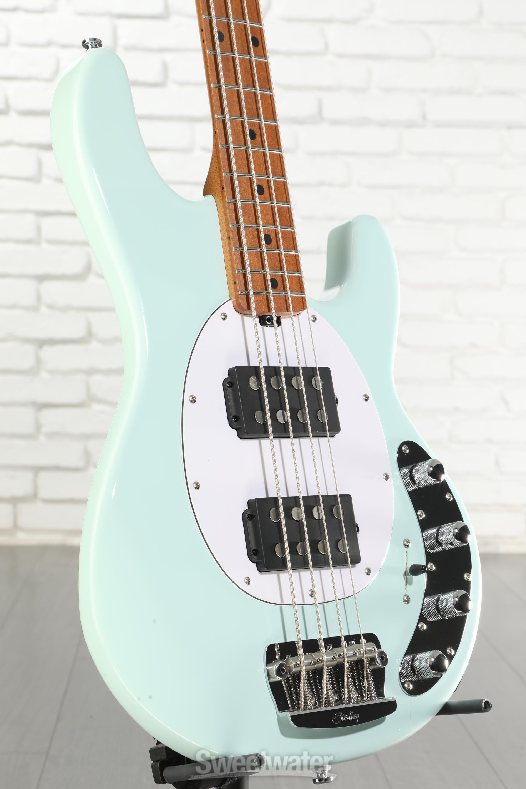 Photo of Sterling By Music Man StingRay RAY34HH Bass Guitar - Daphne Blue
