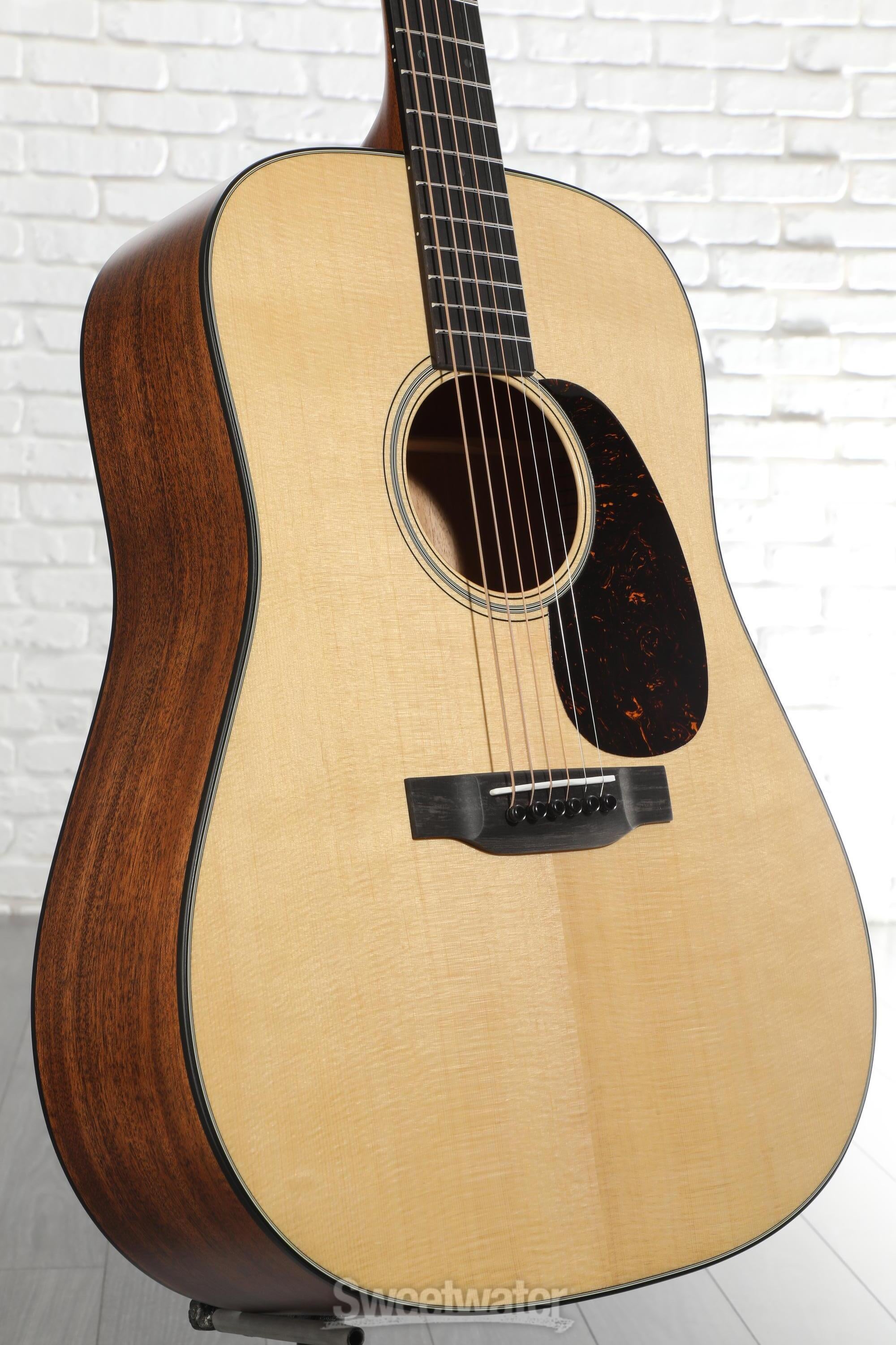 Martin D-18 Satin Standard Series Acoustic Guitar - Satin Natural