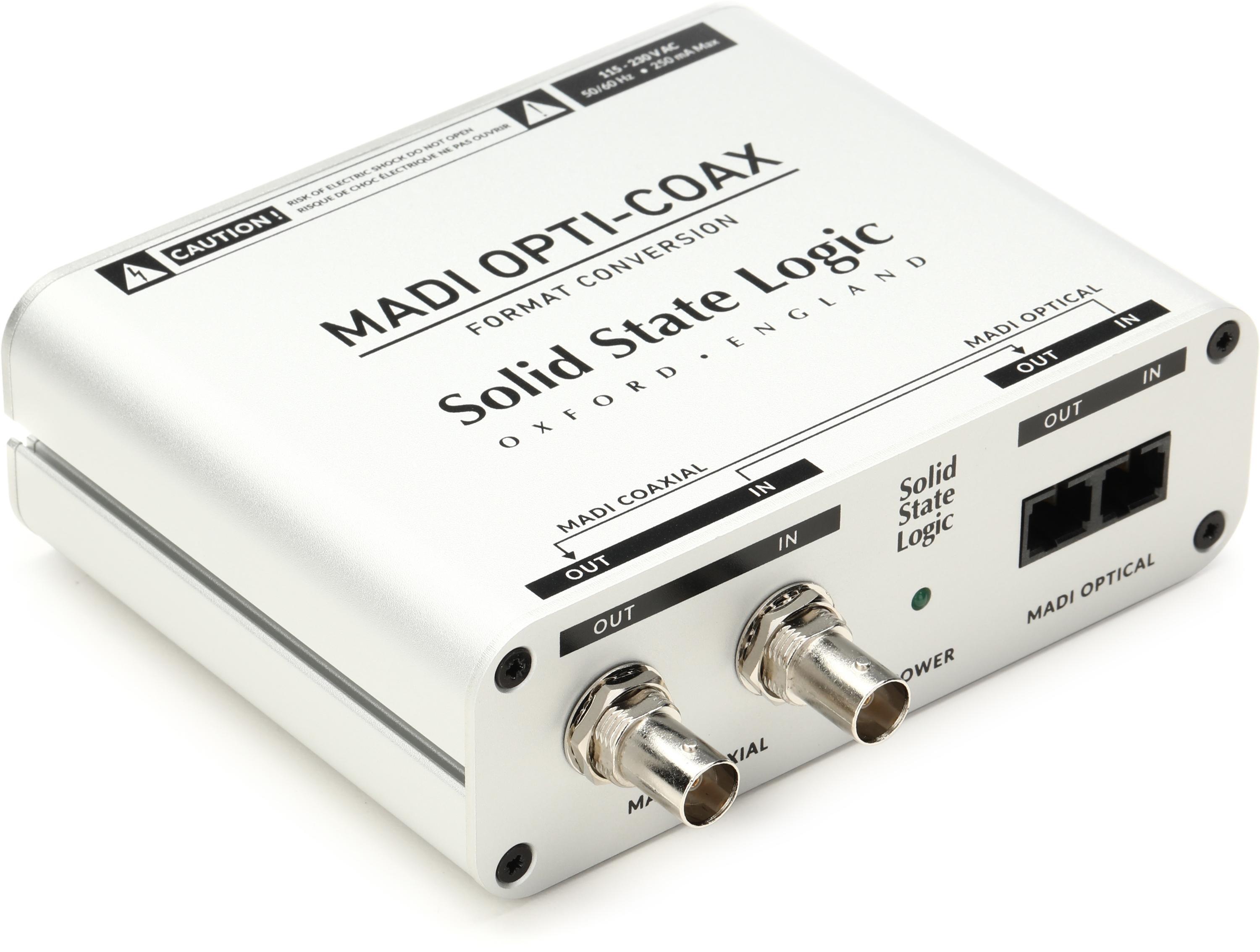 Photo of Solid State Logic MADI Opti-Coax Format Converter
