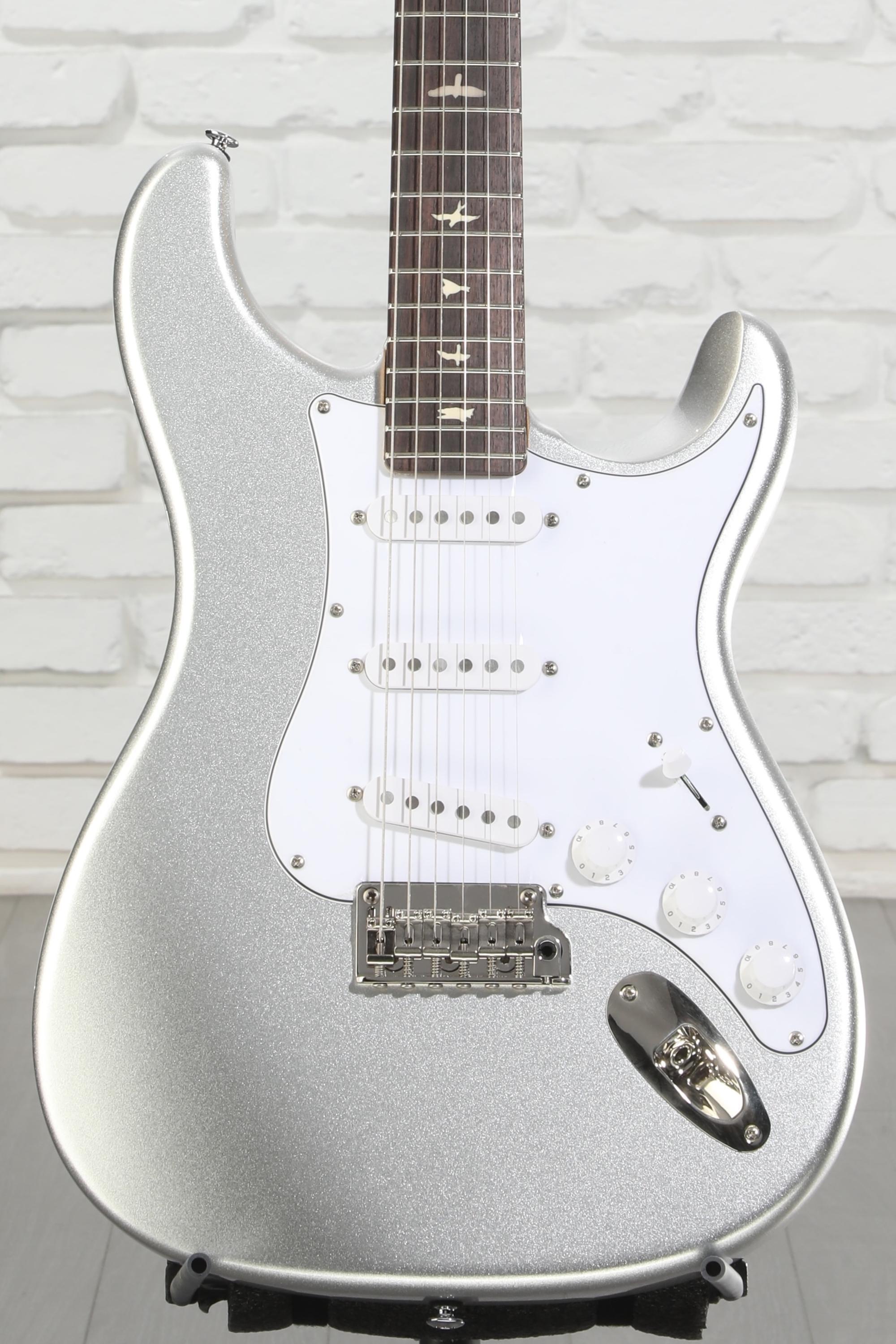 PRS SE Silver Sky Electric Guitar - Platinum Spark, Sweetwater
