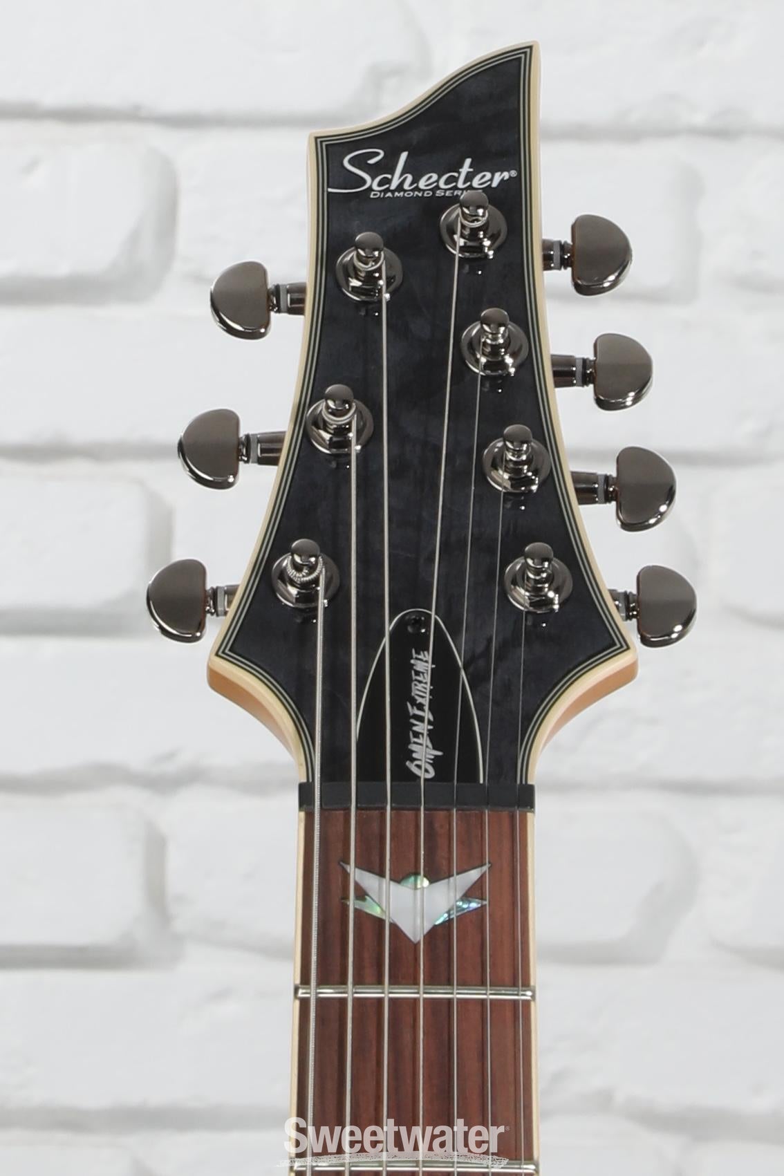 Schecter Omen Extreme-7 Electric Guitar - See Thru Black