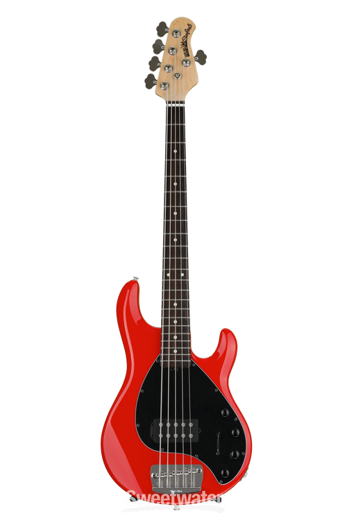 Ernie Ball Music Man StingRay 5H, Sweetwater Exclusive - Chili Red
