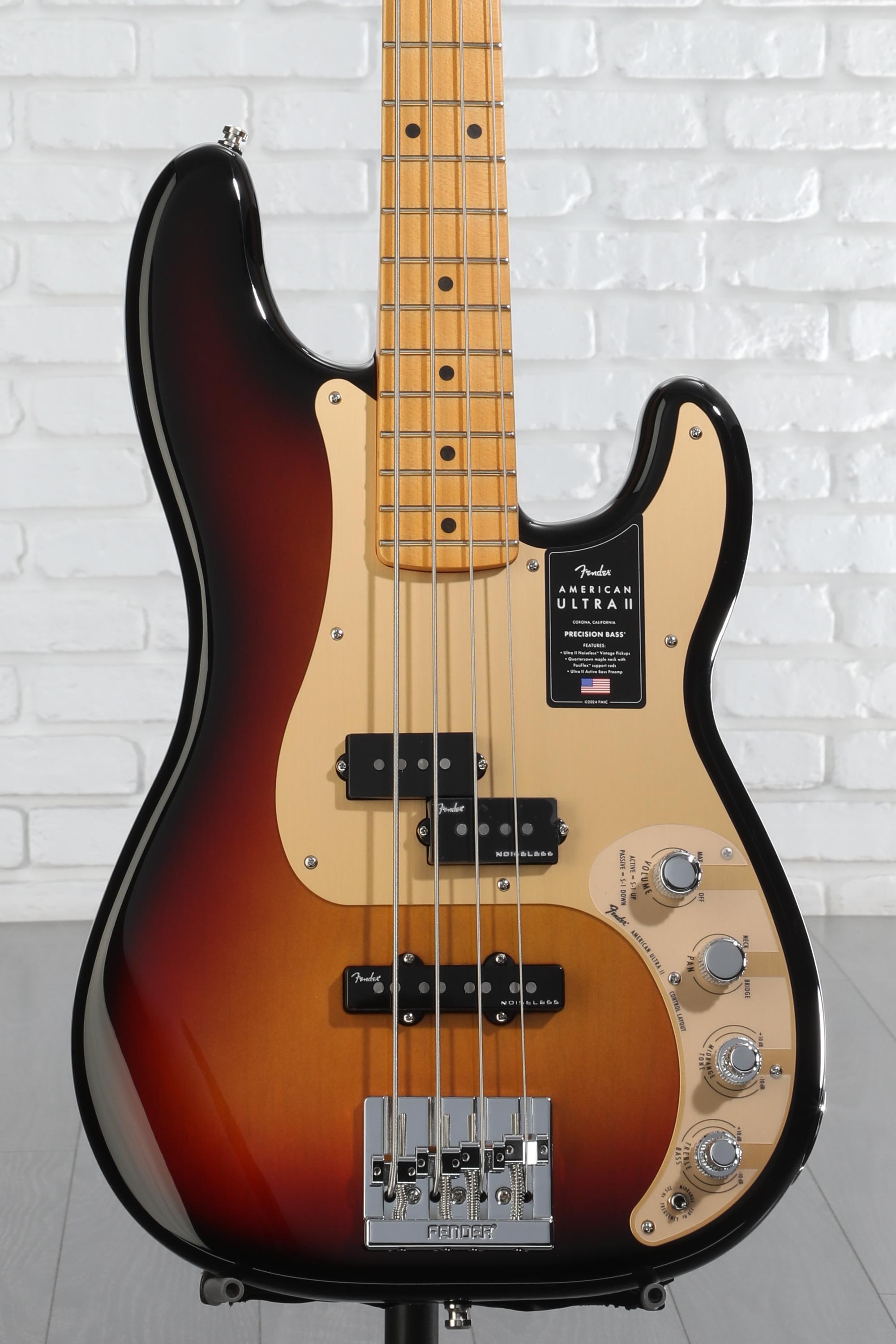 ベース Fender USA Ultra Precision Bass Fender American Ultra II Precision Bass - Ultraburst