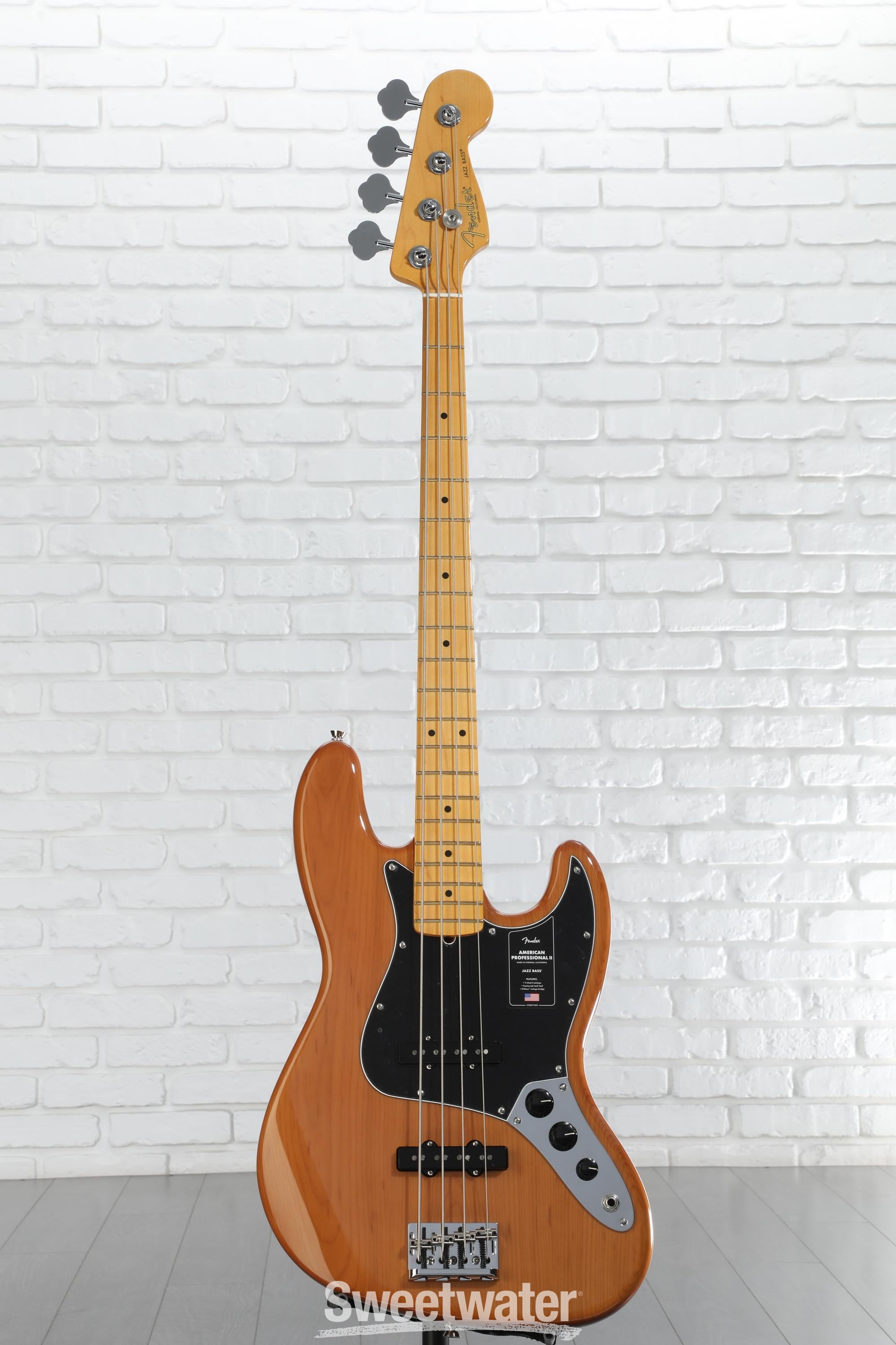Fender American Professional II Jazz Bass Guitar - Natural