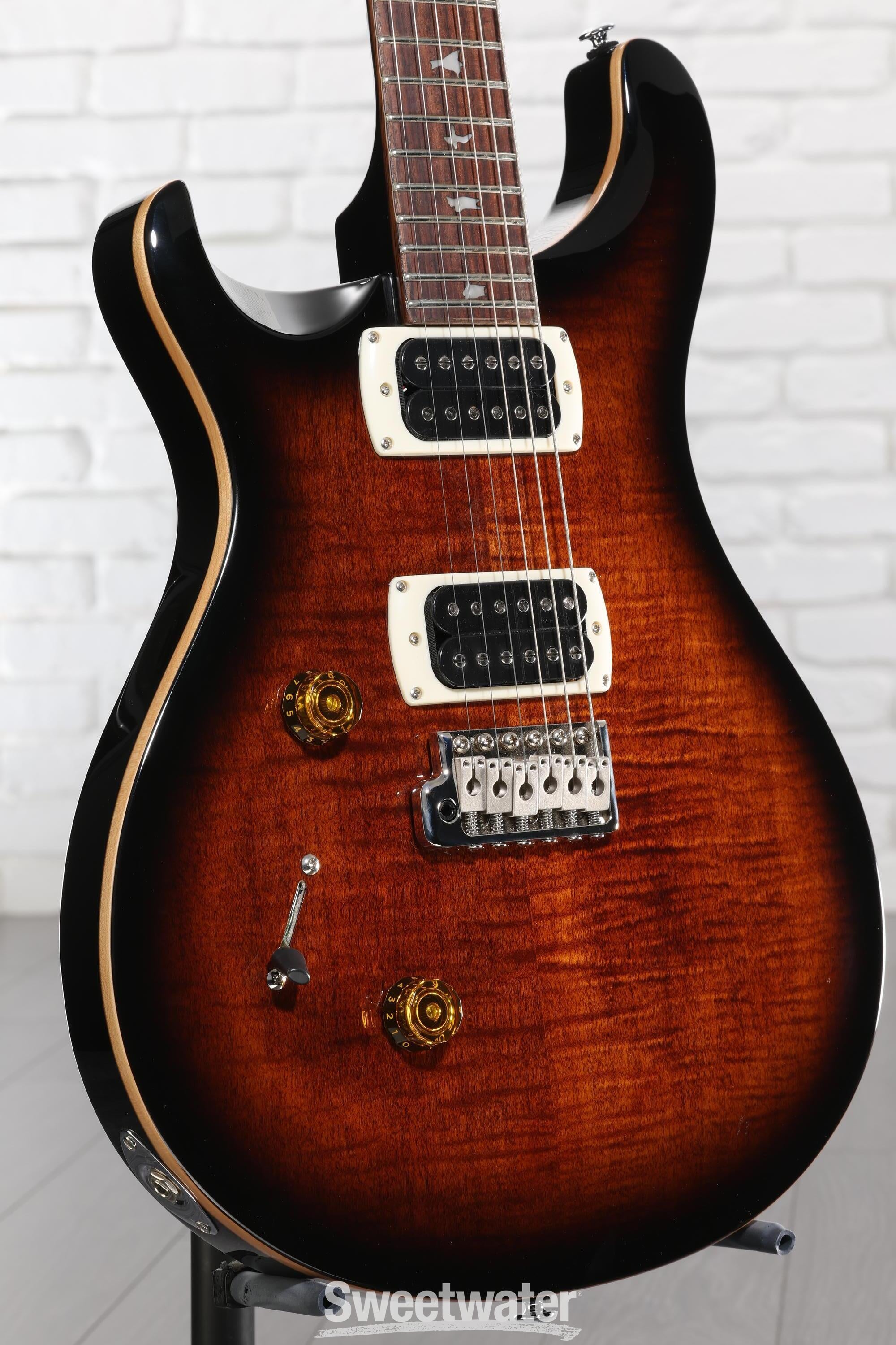 Photo of PRS SE Custom 24 Left-handed Electric Guitar - Black Gold Sunburst