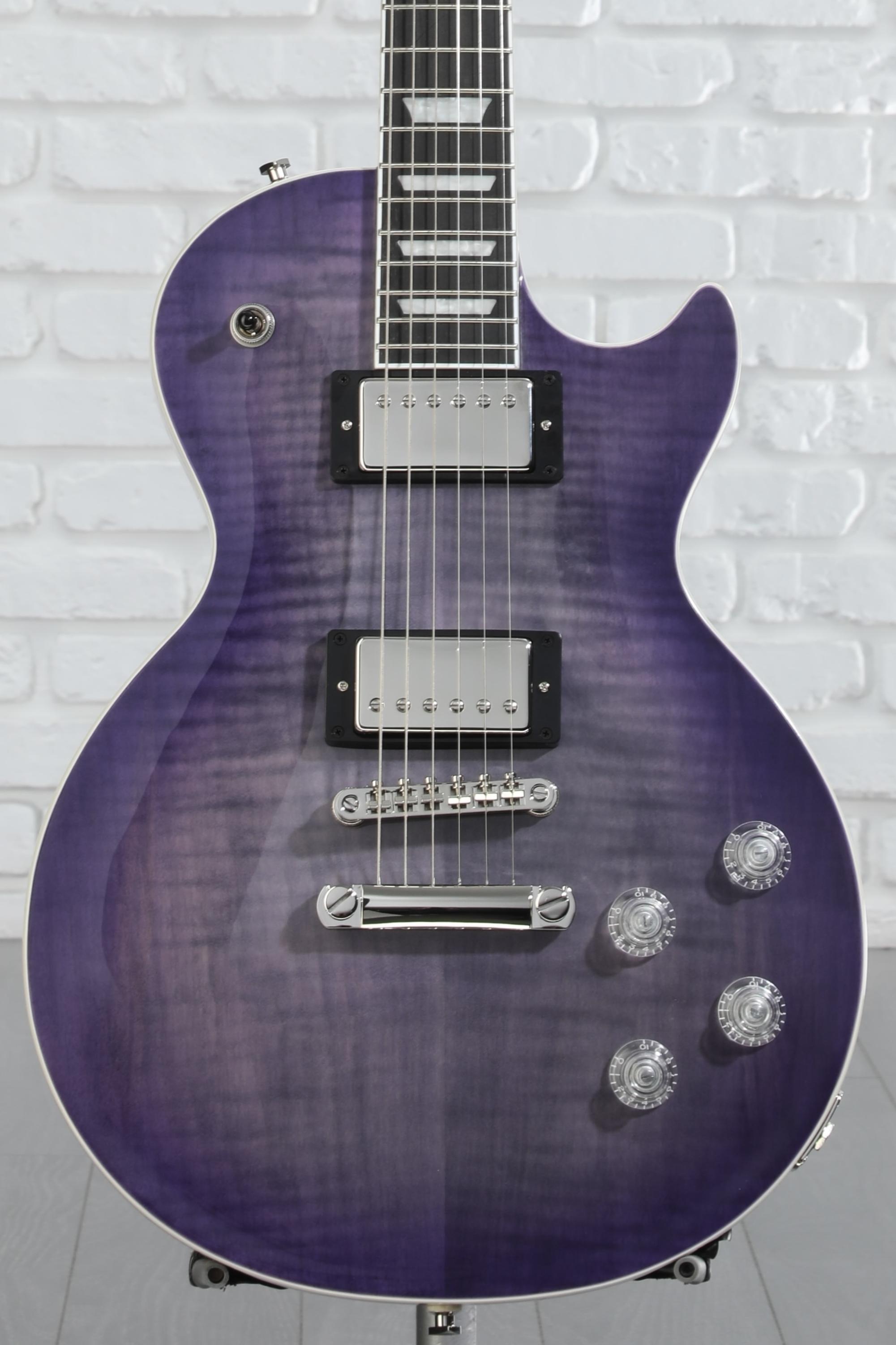 Epiphone Les Paul Modern Figured Electric Guitar - Purple