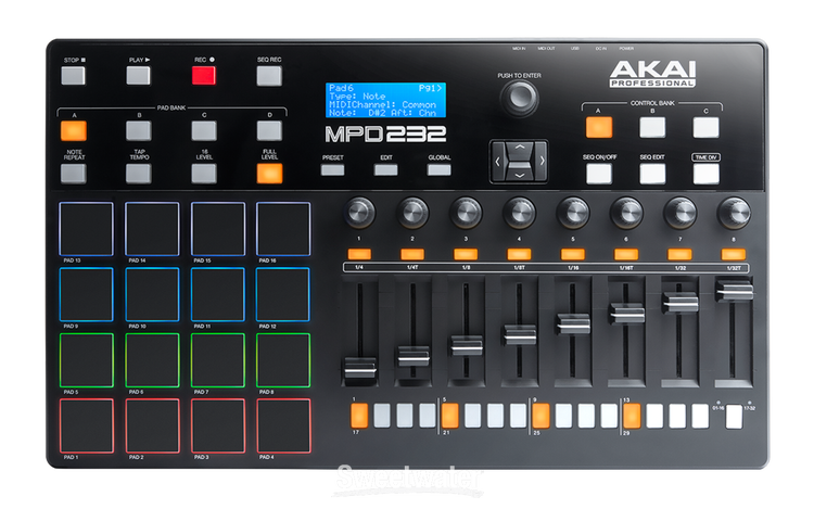 Akai Professional MPD232 Pad Controller with Step Sequencing