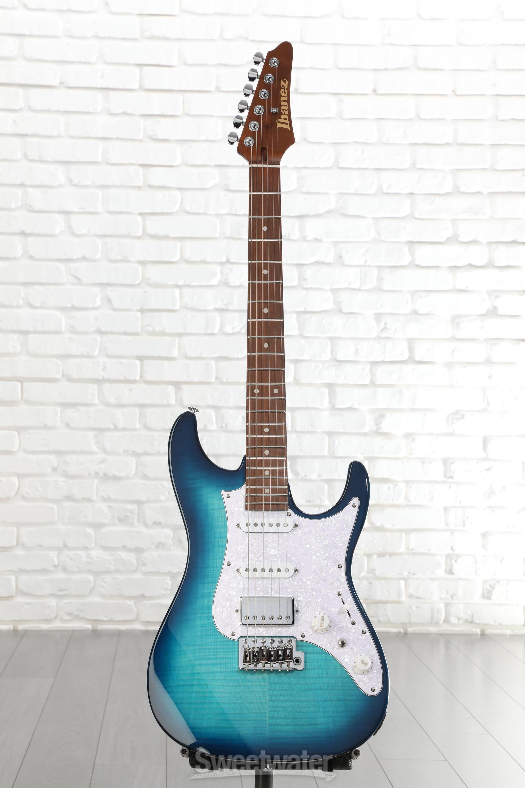 Ibanez Standard AZ22S1F Electric Guitar - Transparent Turquoise