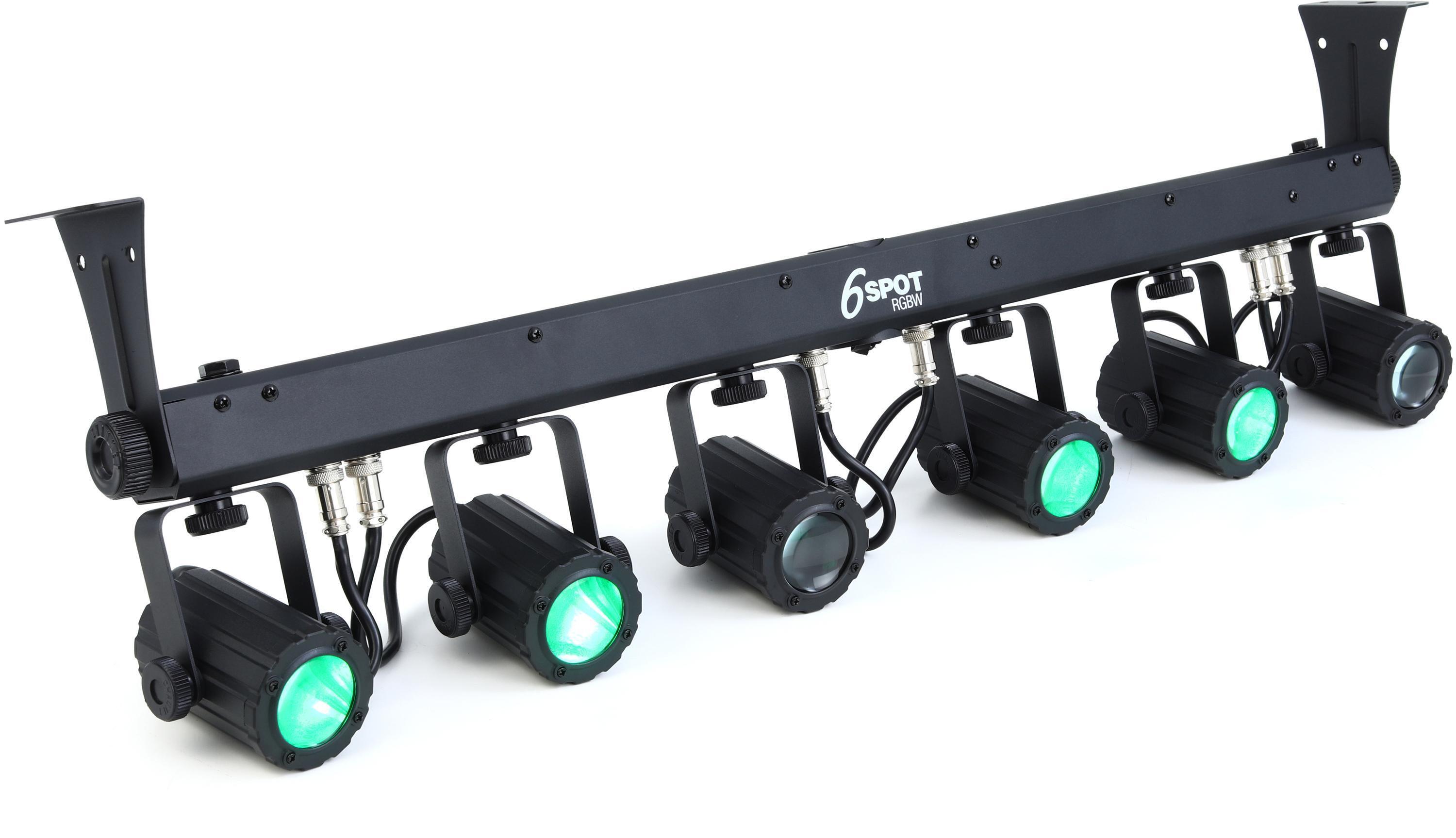 Chauvet 6SPOT RGB LED Spot Light Bar System w/ hot Bag