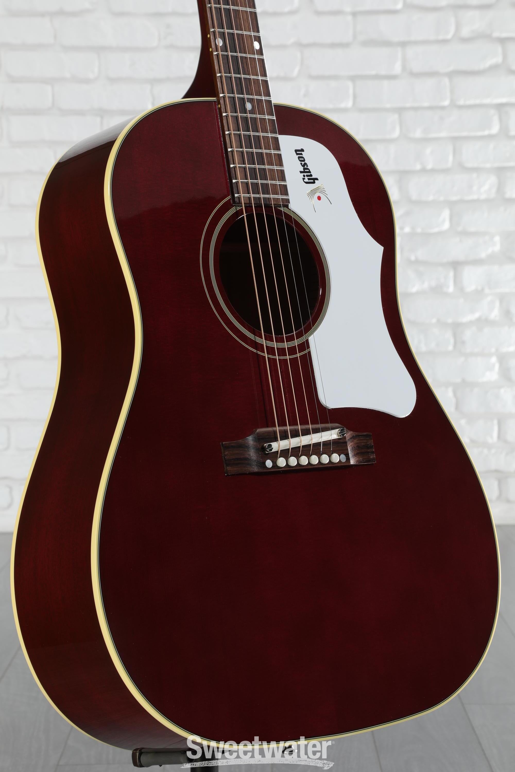 Gibson 1960’s J-45 wine red Gibson Acoustic 60s J-45 Original Acoustic Guitar - Wine Red