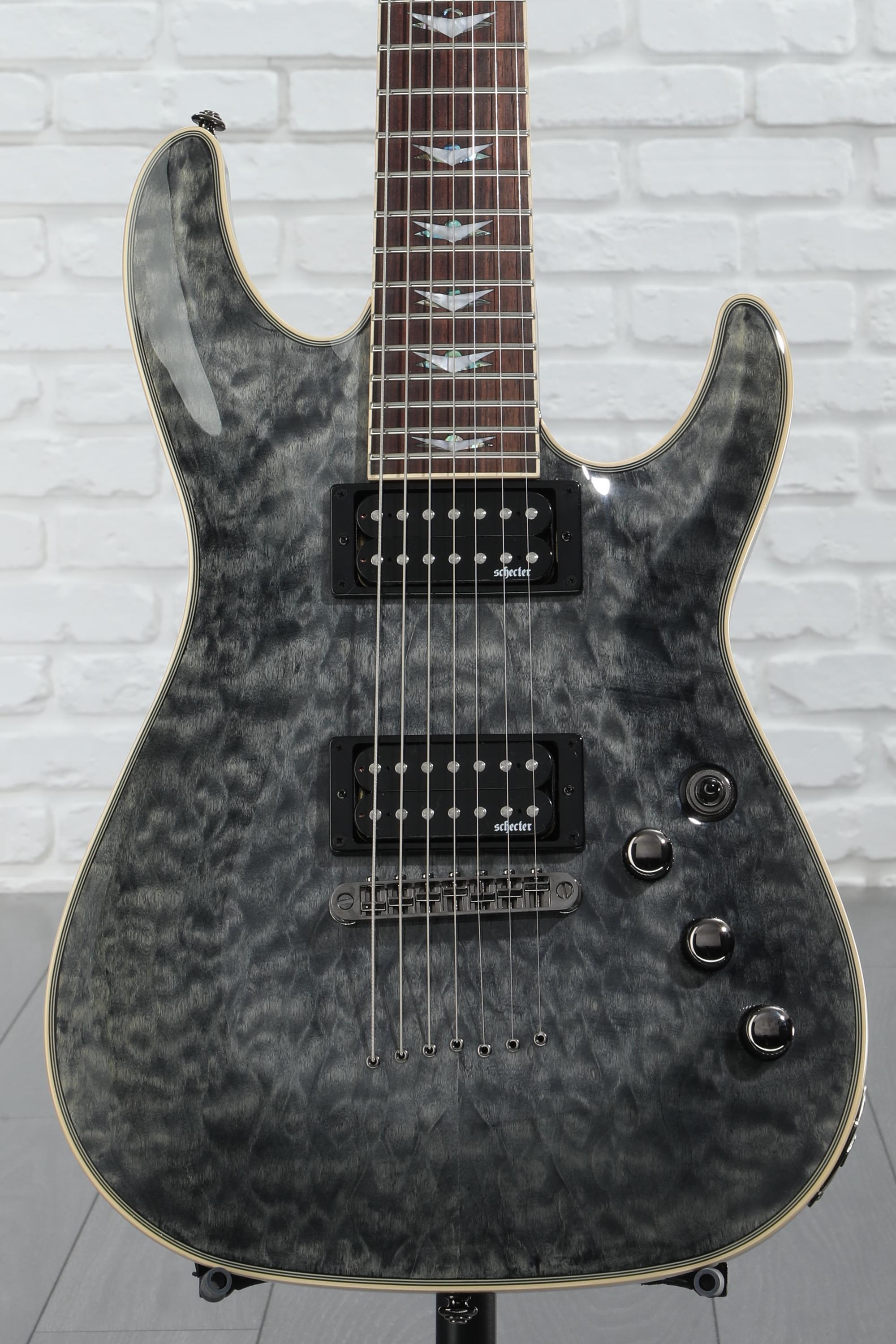 Amazon.com: Schecter Omen Extreme-7 Electric Guitar - Black
