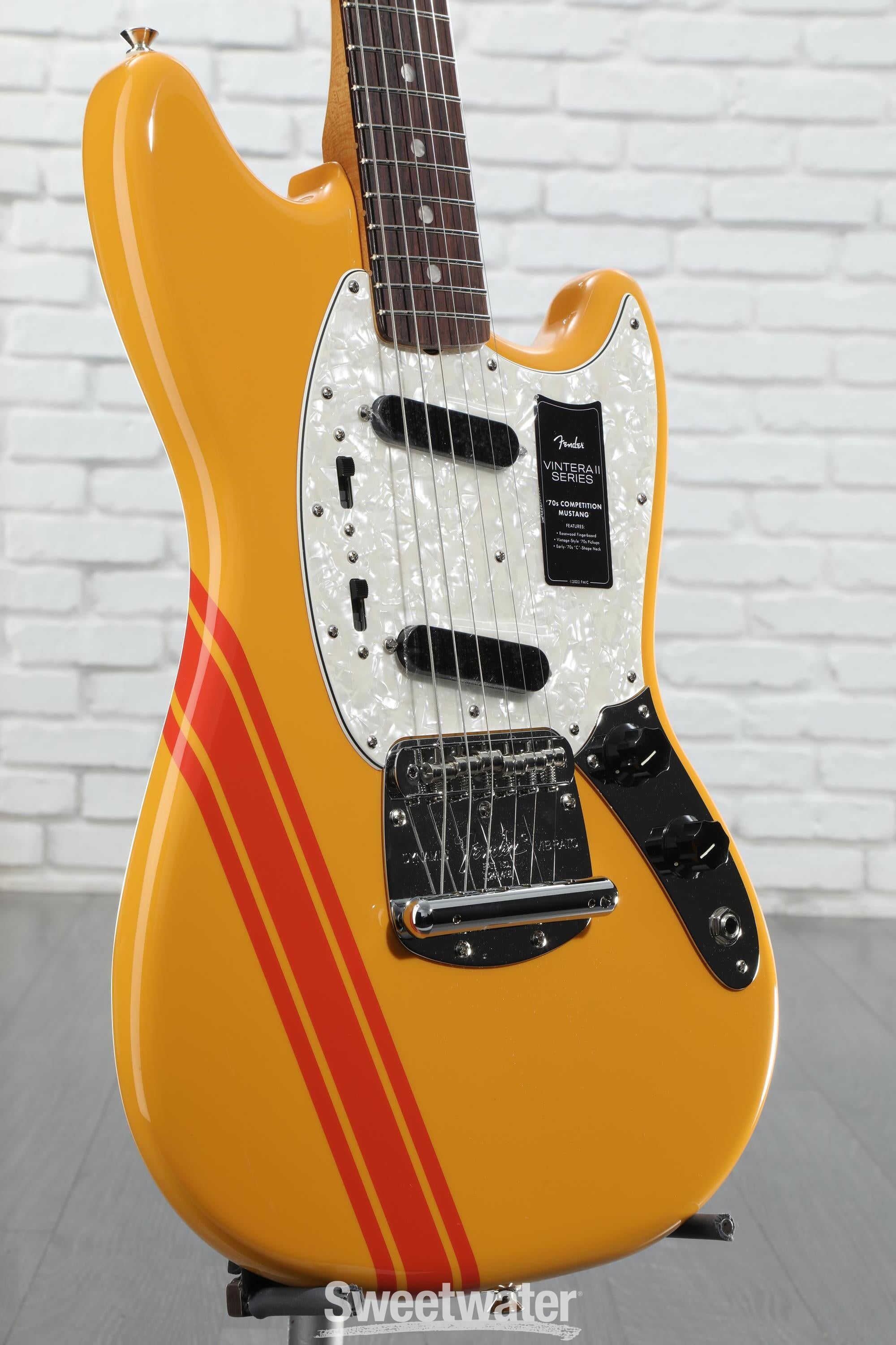 低価格で大人気の Fender Competition - Guitar Electric Mustang '70s II Vintera アウトドア寝具