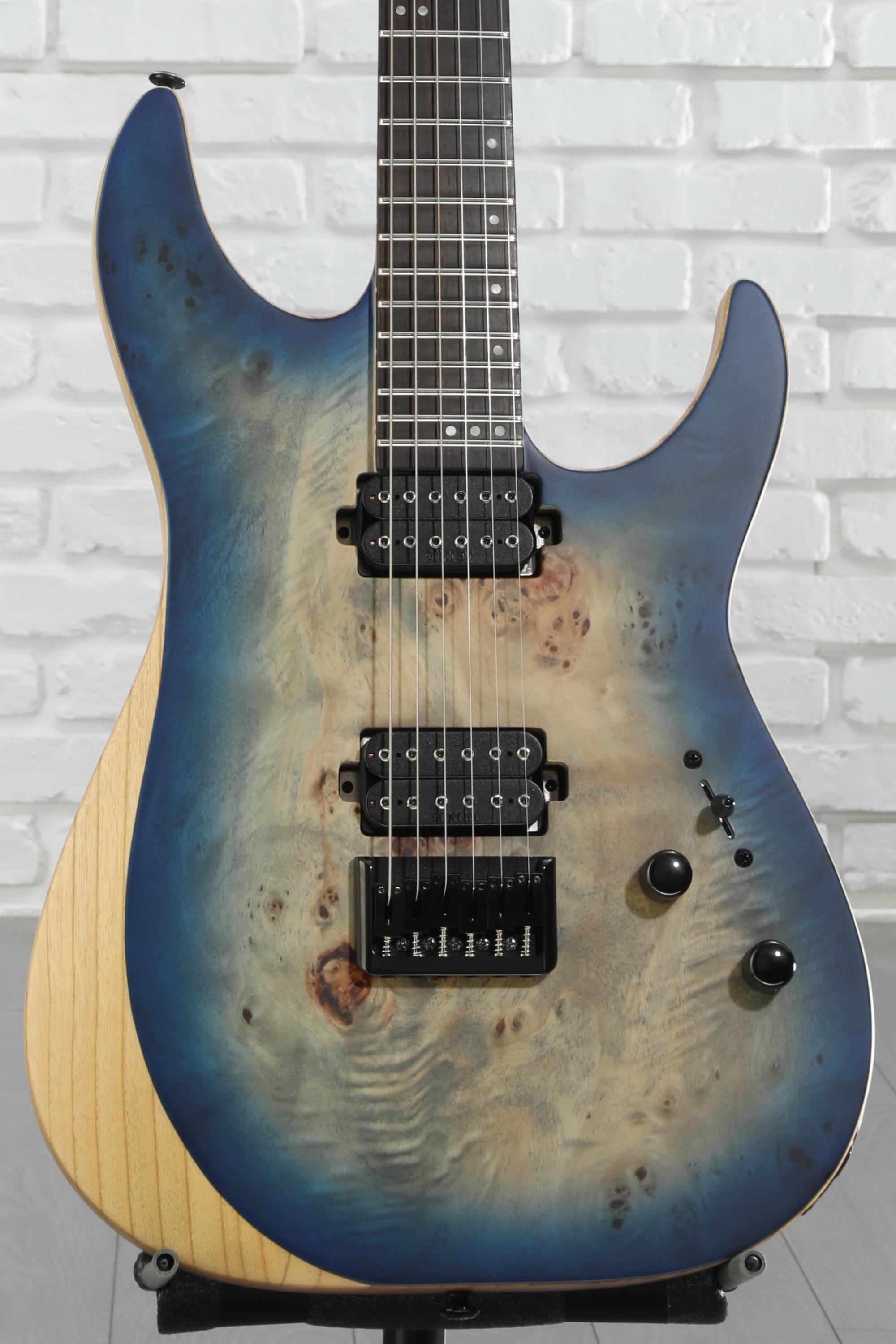 ギター Schecter Reaper-6 - Satin Sky Burst Schecter Reaper-6 Electric Guitar - Satin Sky Burst | Sweetwater