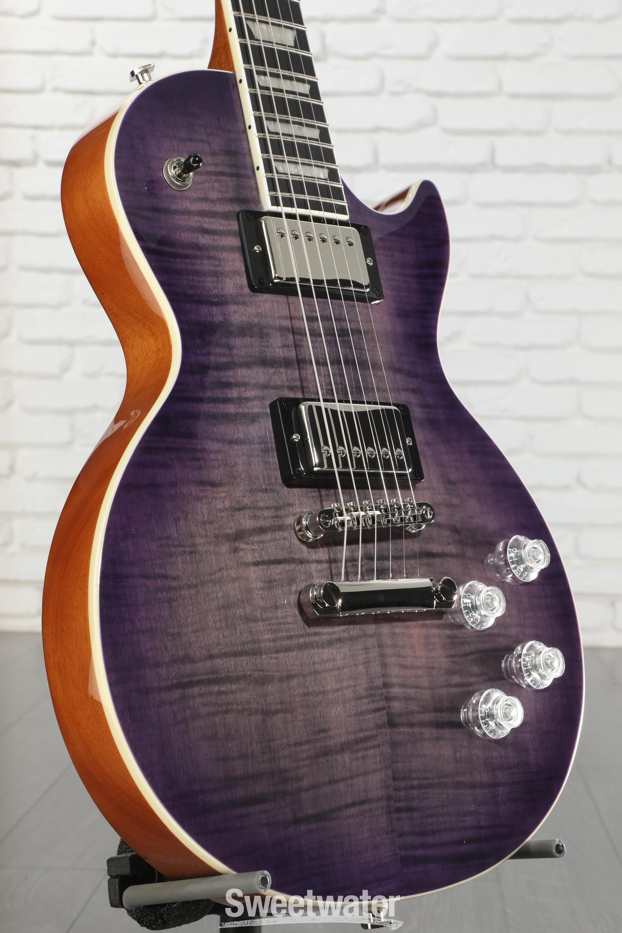 Epiphone Les Paul Modern Figured Electric Guitar - Purple Burst
