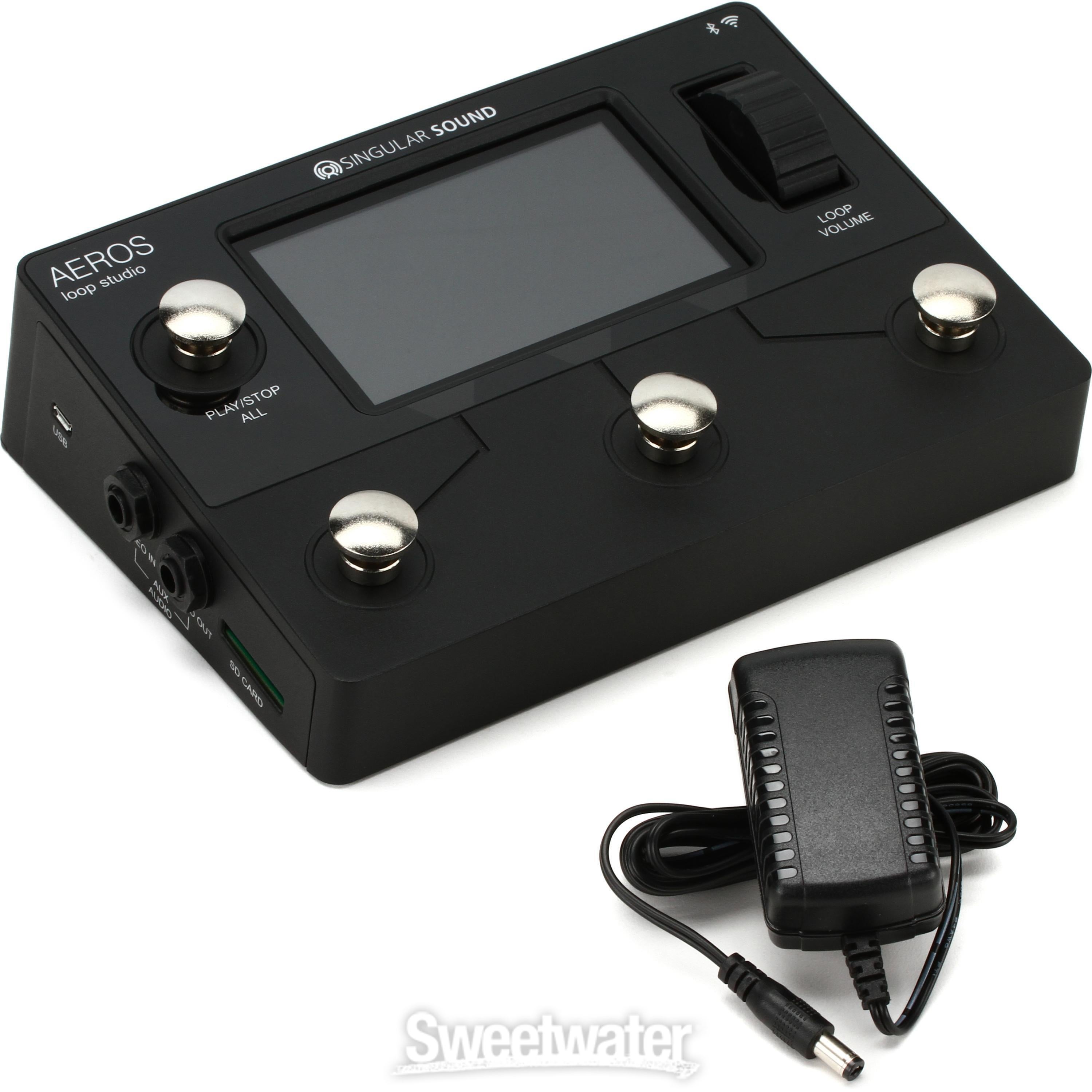 Singular Sound Aeros Loop Studio Stereo Looper Pedal | Sweetwater