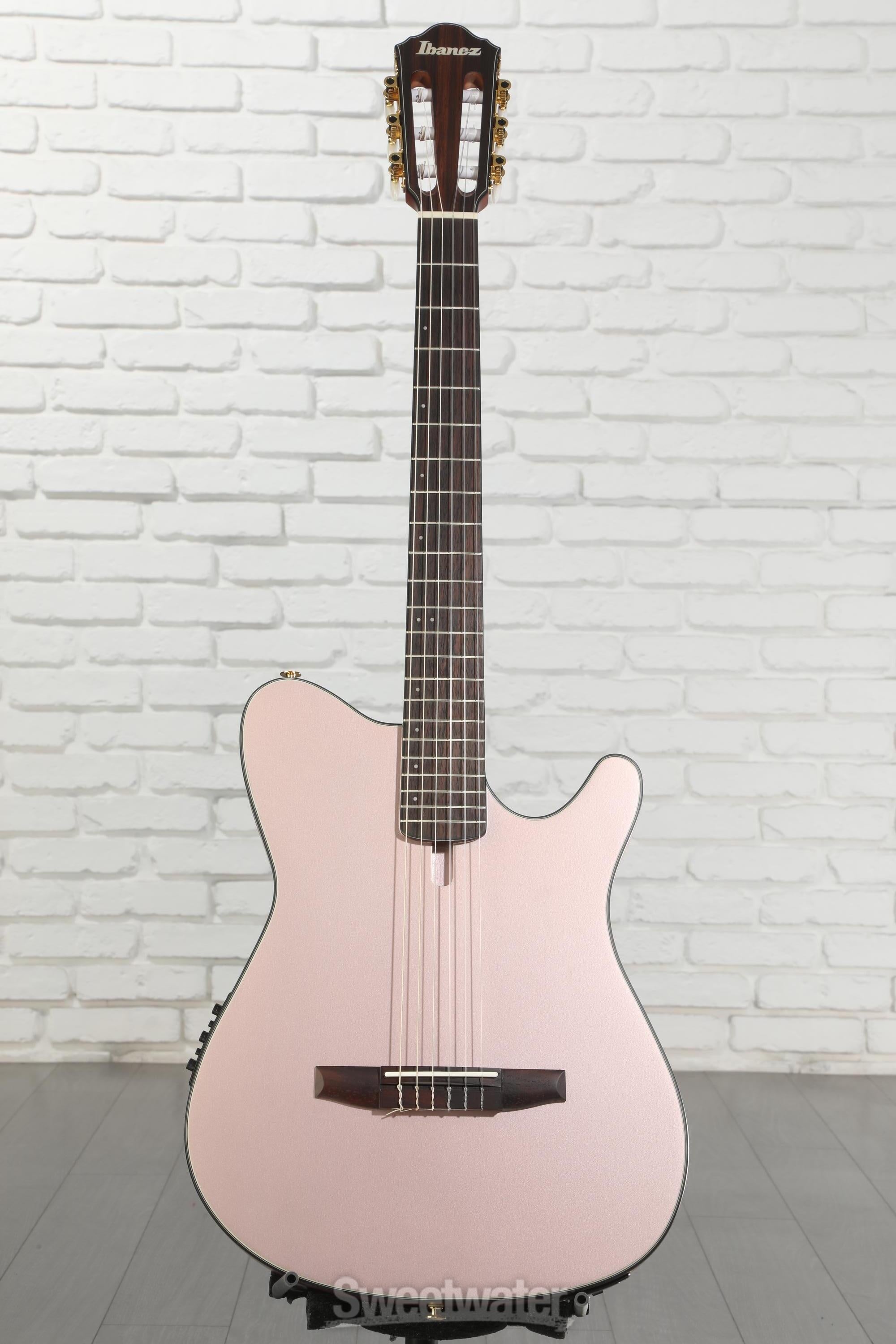 Ibanez FRH10N Thinline Nylon Acoustic-electric Guitar - Rose Gold
