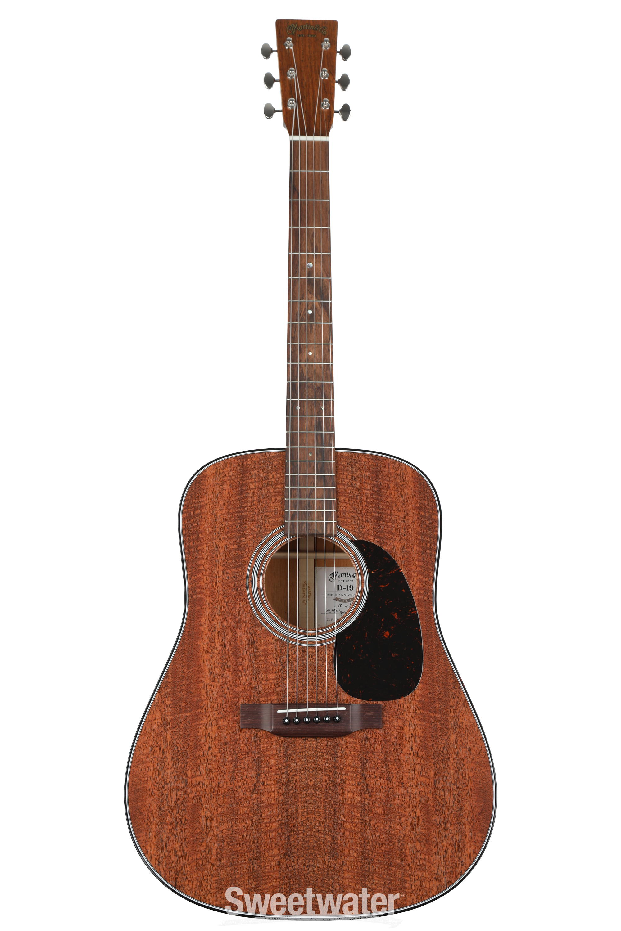 Martin D-19 190th-anniversary Acoustic Guitar - Dark Mahogany