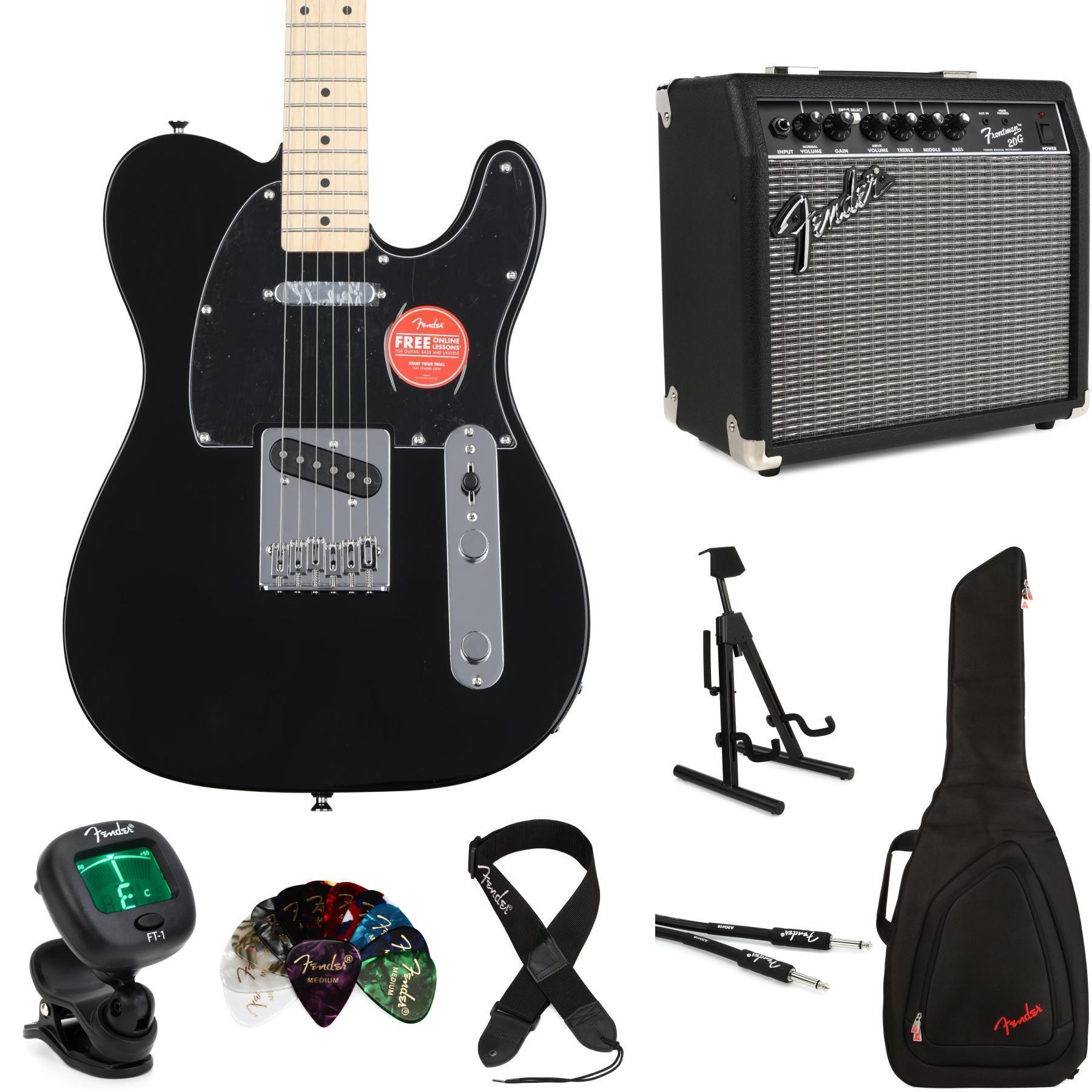 Squier Affinity Series Telecaster Electric Guitar - Black Squier Affinity Series Telecaster Electric Guitar - Black