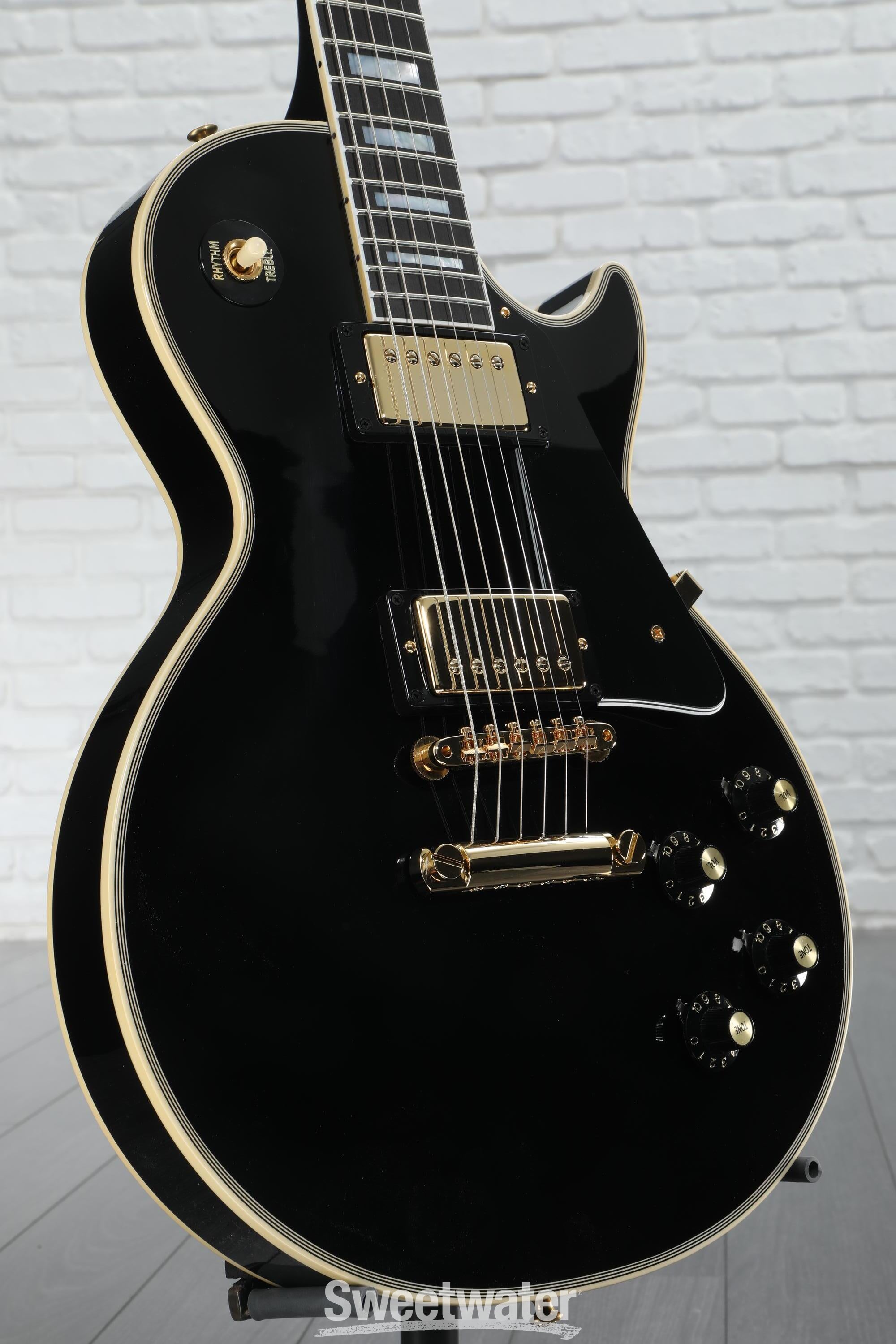 ギター Gibson Custom 1968 Les Paul Custom Ebony 1968 Les Paul Custom Reissue, Ebony | Gibson
