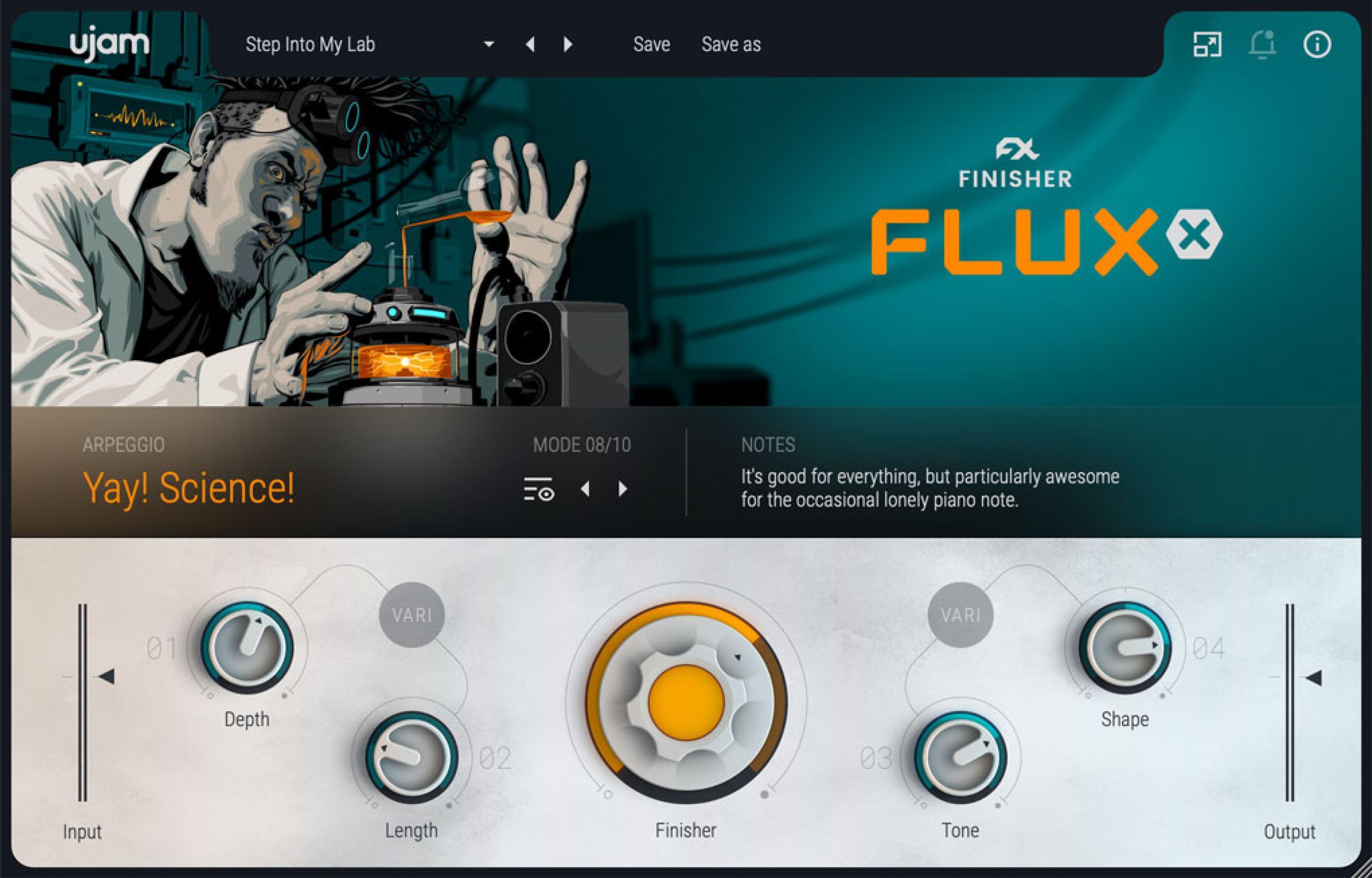 UJAM Finisher Fluxx Creative Multi-effects Plug-in