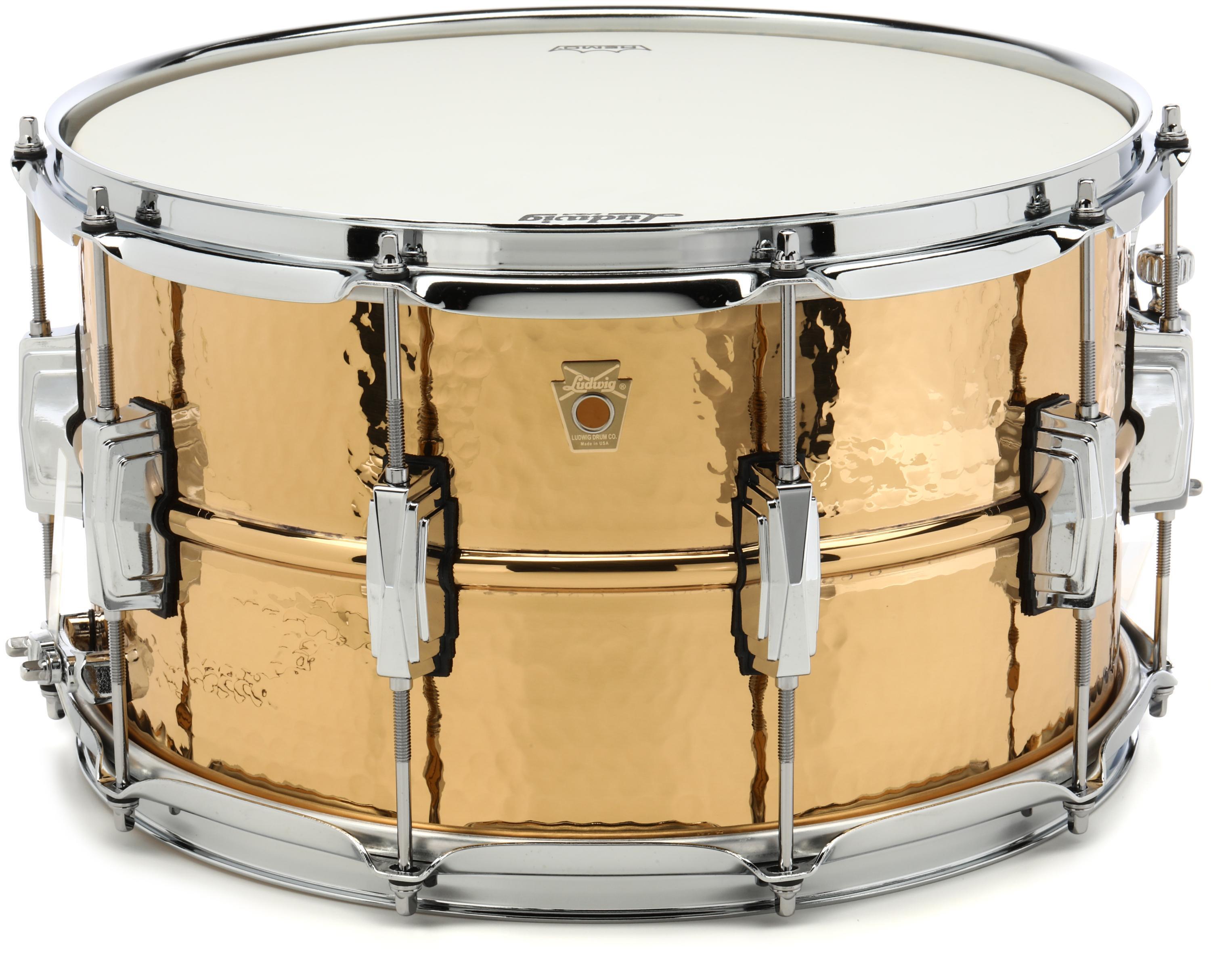 Ludwig Hammered Bronze Snare Drum - 8 x 14 inch | Sweetwater