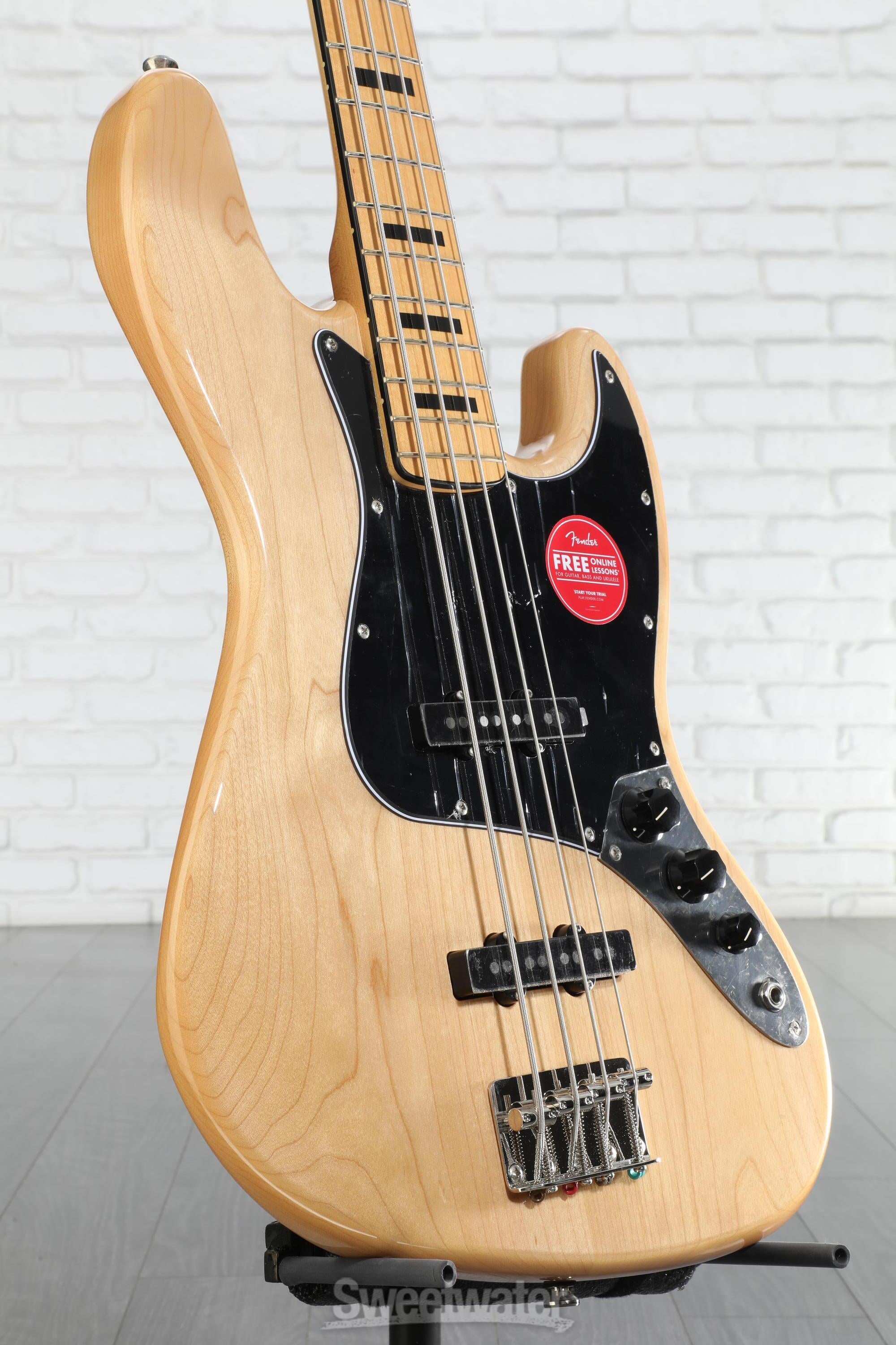 Squier Classic Vibe '70s Jazz Bass - Natural | Sweetwater